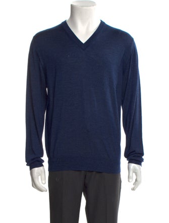 Brioni Wool V-Neck Pullover