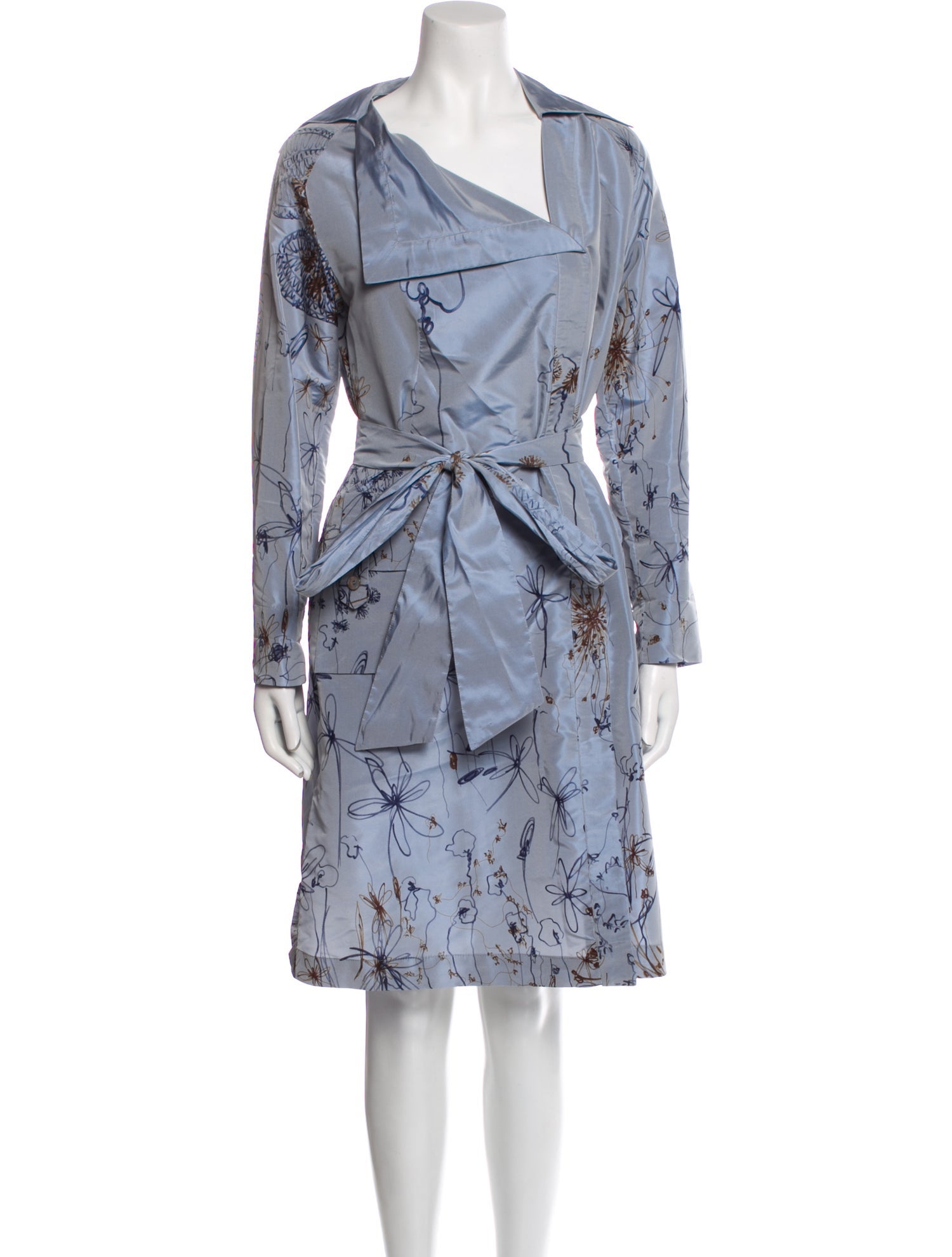 Brioni Silk Midi Length Dress