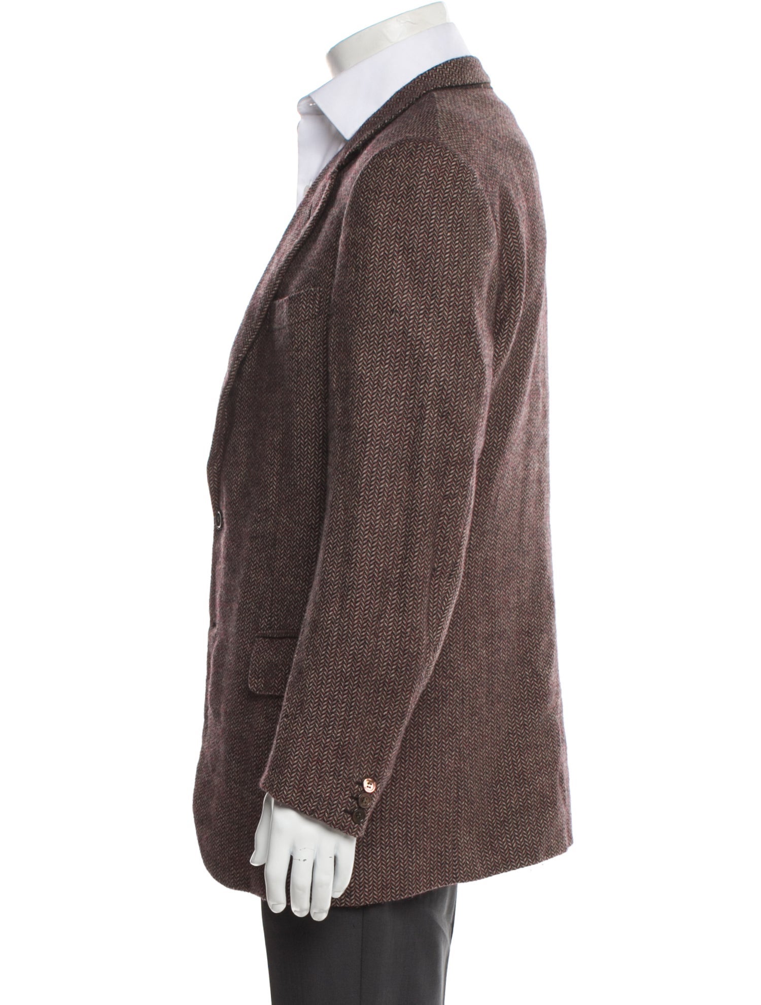 Brioni Lambswool Striped Jacket