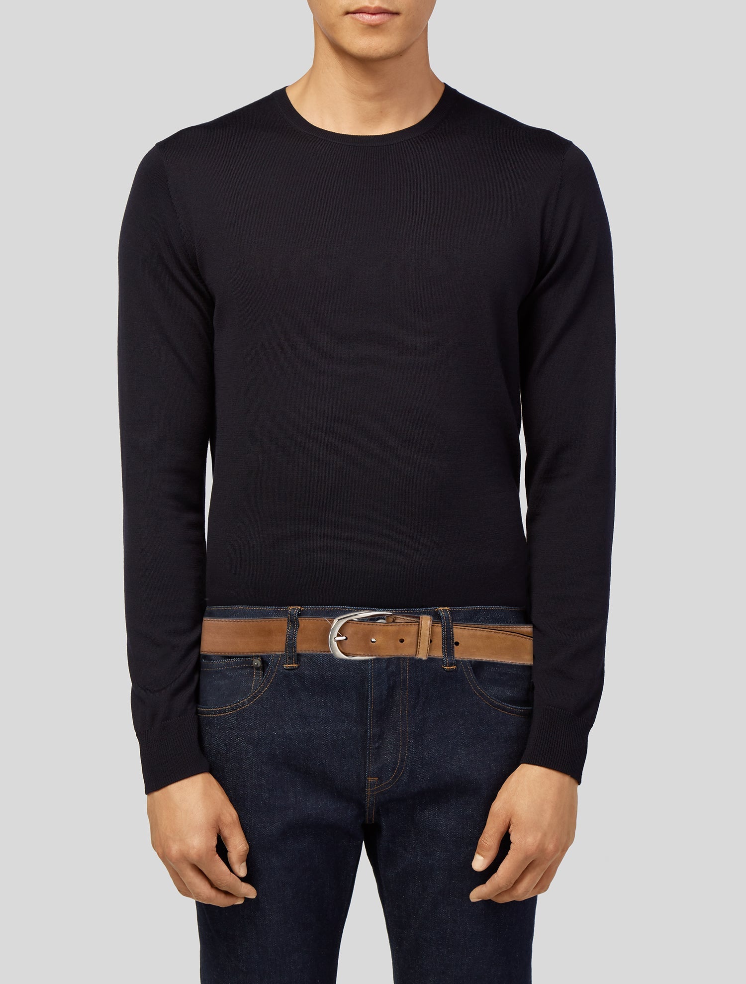 Brioni Leather Waist Belt