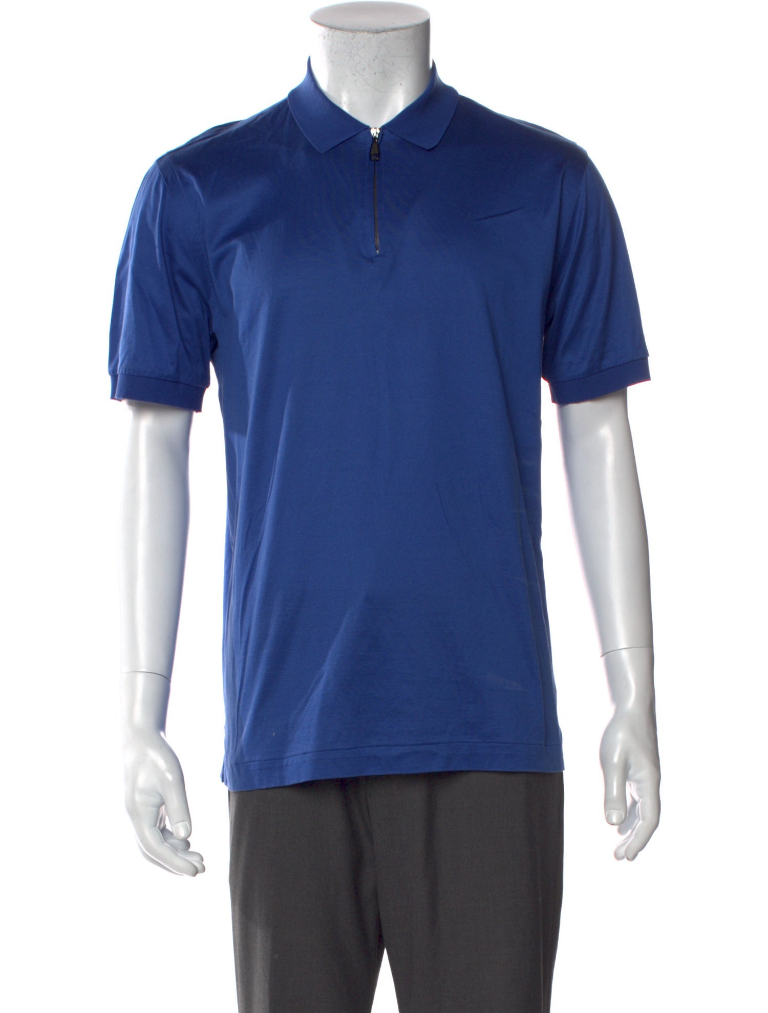 Brioni Collar Short Sleeve Polo Shirt