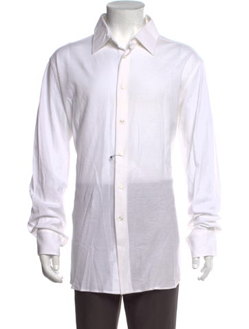 Brioni Casual Shirts Long Sleeve Dress Shirt XXL
