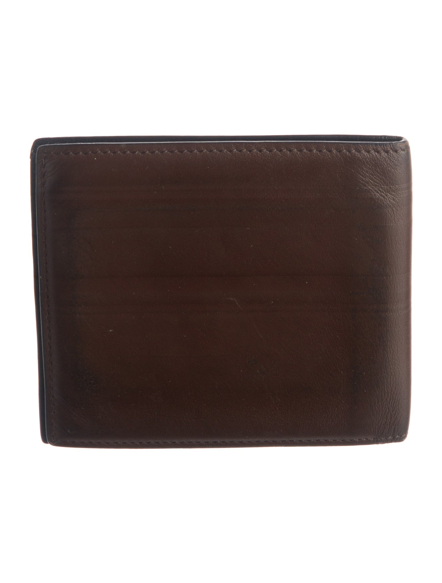 Brioni Leather Printed Wallet