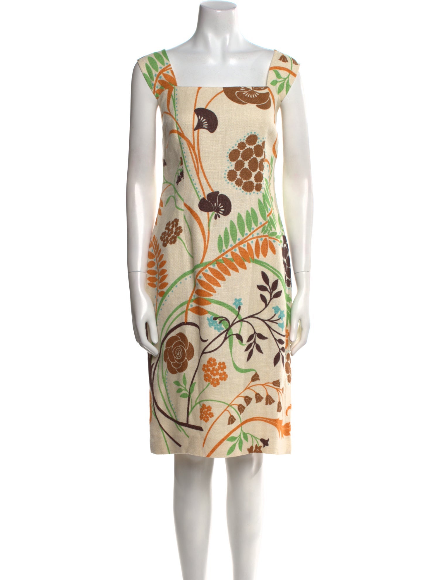 Brioni Linen Knee-Length Dress