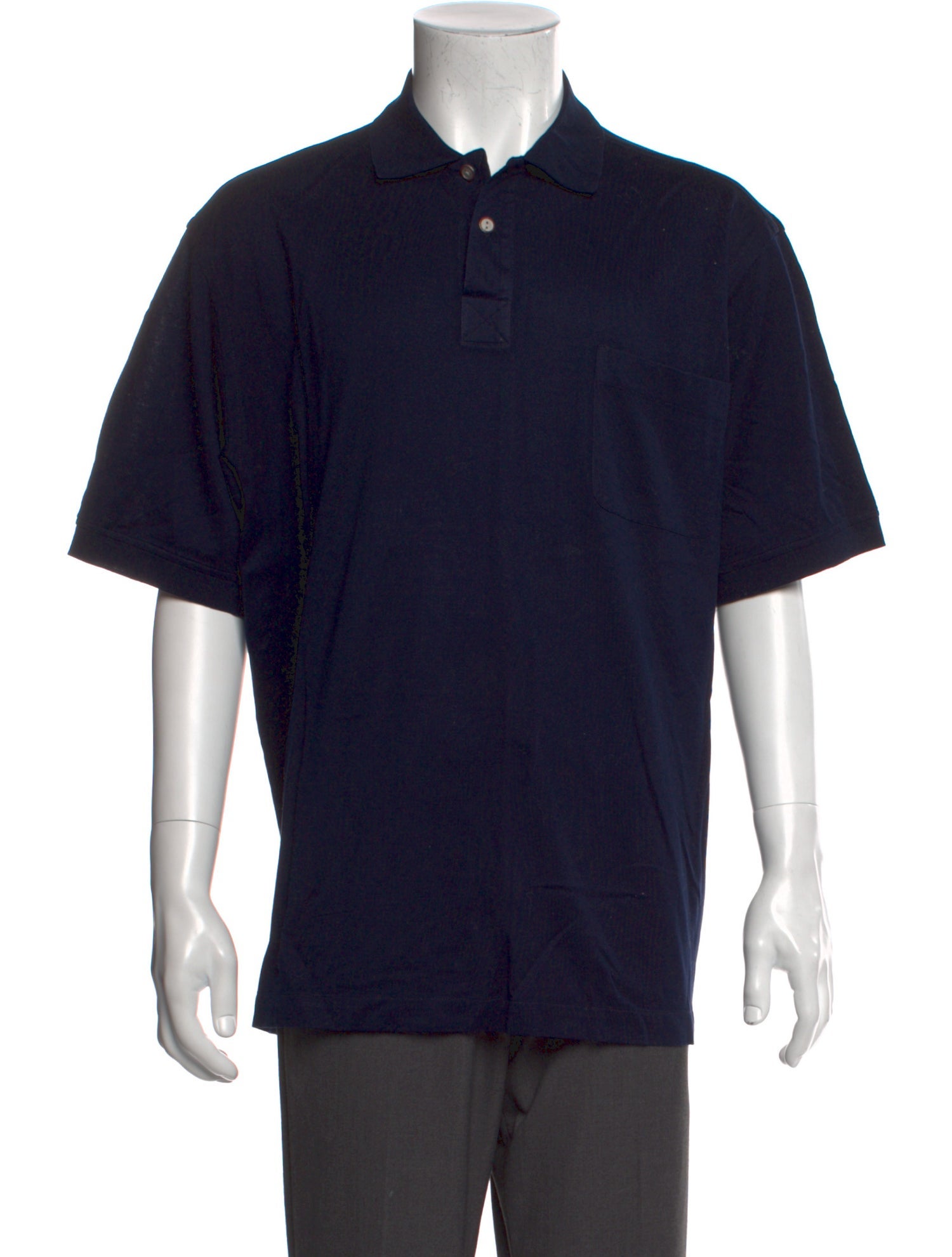 Brioni Collar Short Sleeve Polo Shirt