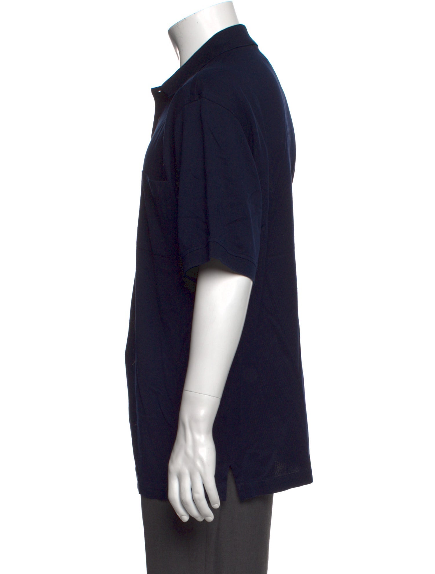 Brioni Collar Short Sleeve Polo Shirt