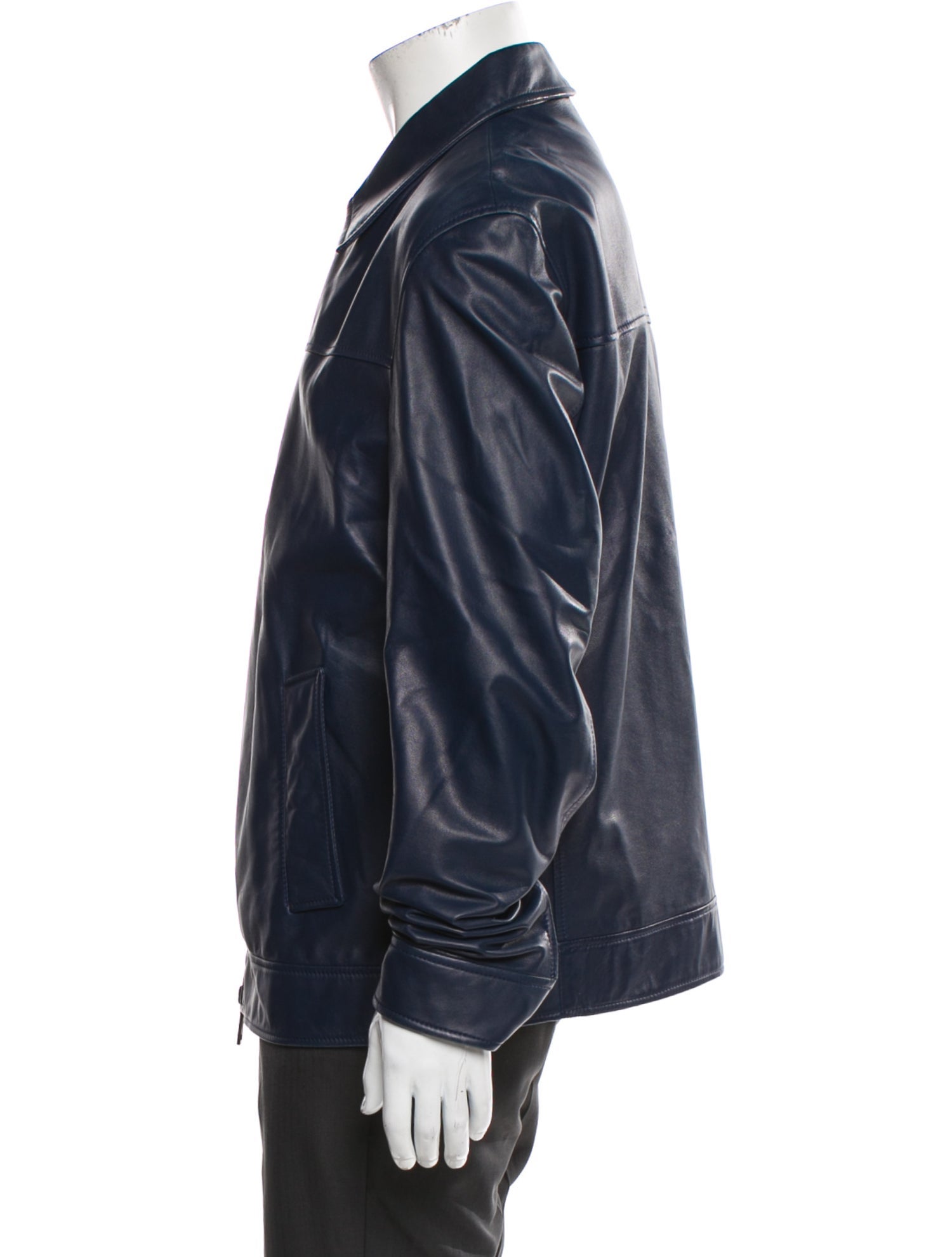 Brioni Lamb Leather Moto Jacket