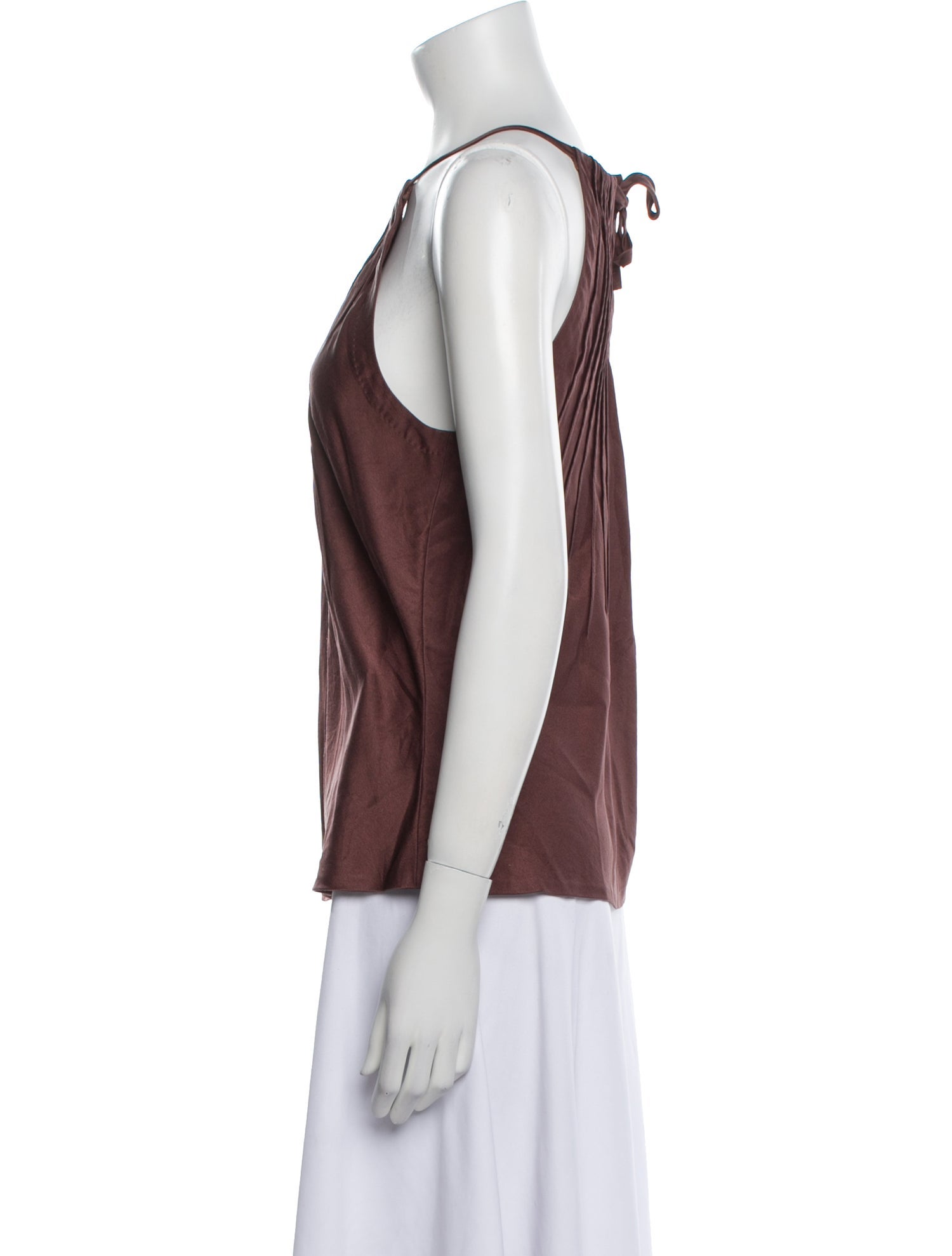 Brioni Halterneck Sleeveless Blouse