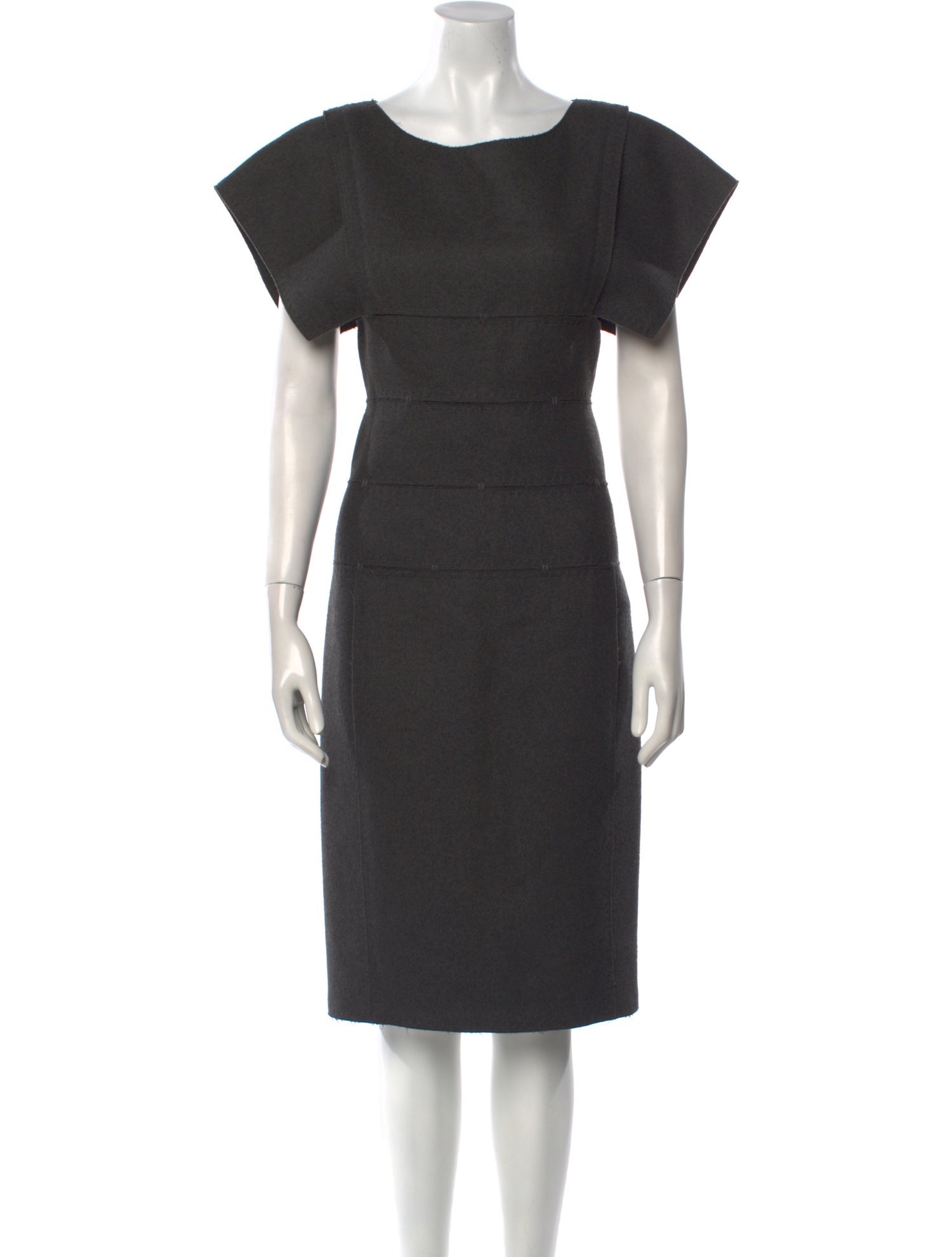 Brioni Cashmere Midi Length Dress