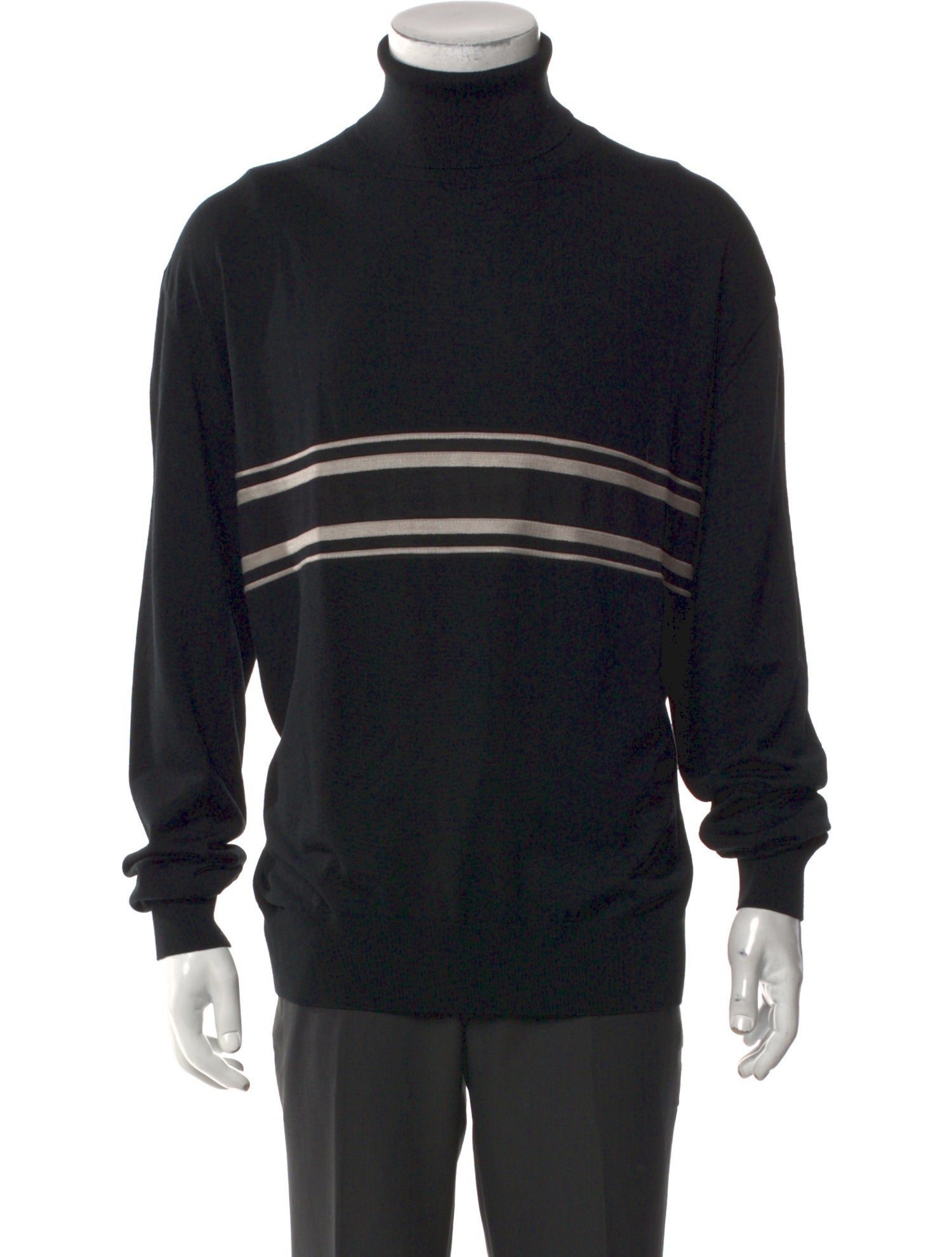Brioni Wool Striped Pullover