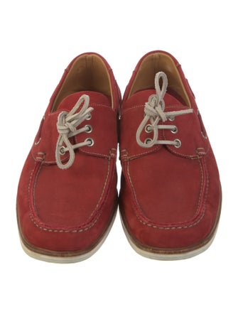 Brioni Suede Boat Shoes
