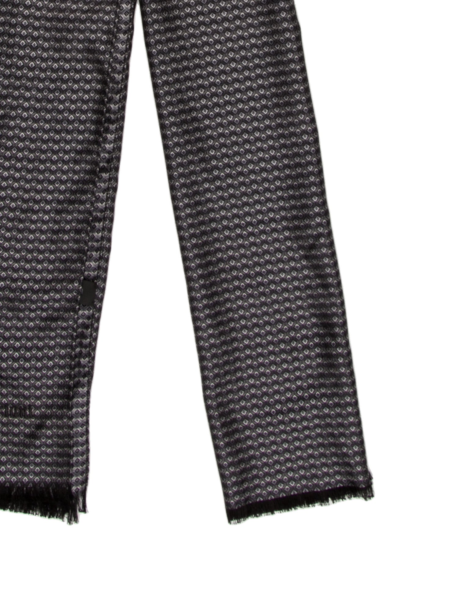 Brioni Silk Printed Scarf