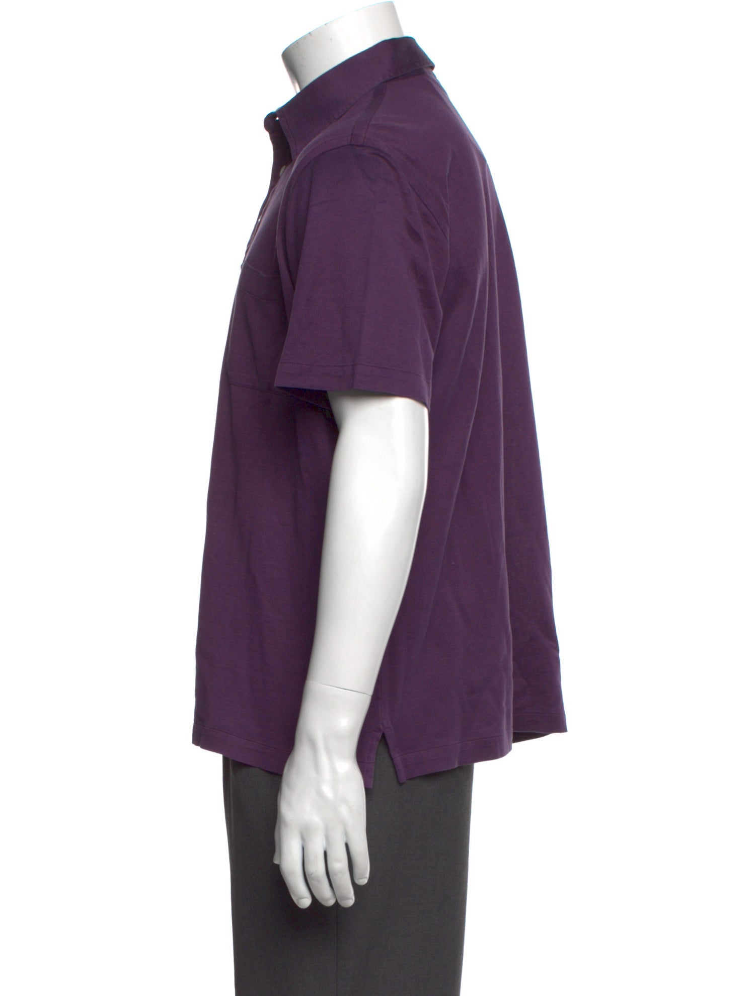 Brioni Collar Short Sleeve Polo Shirt