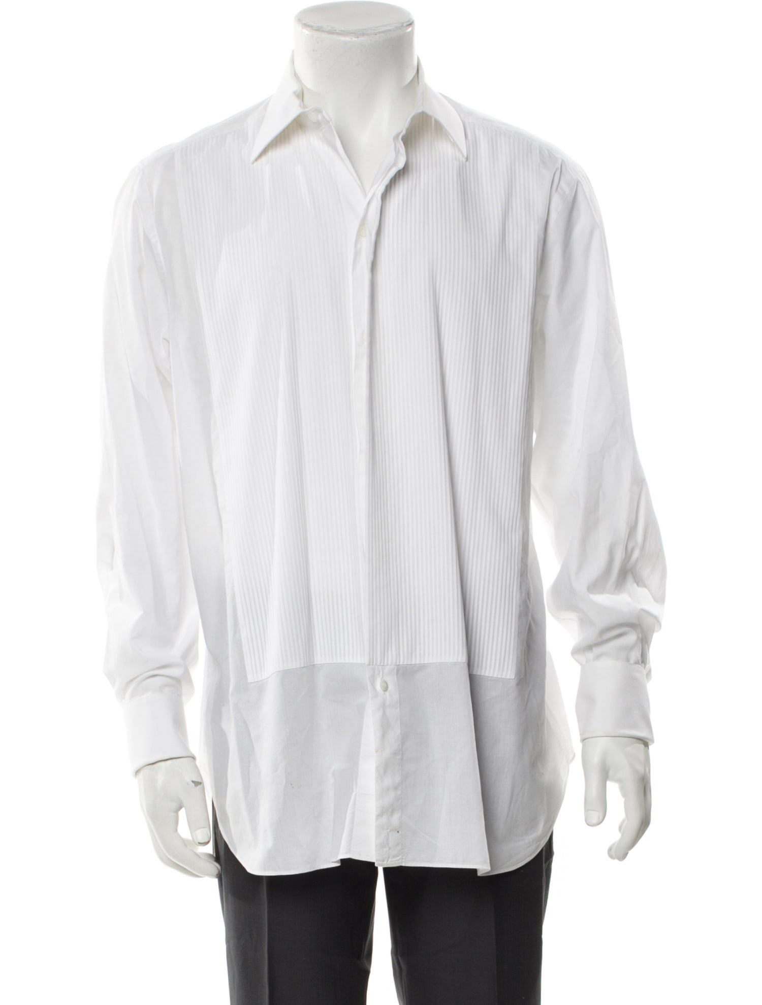 Brioni Long Sleeve Tuxedo Shirt