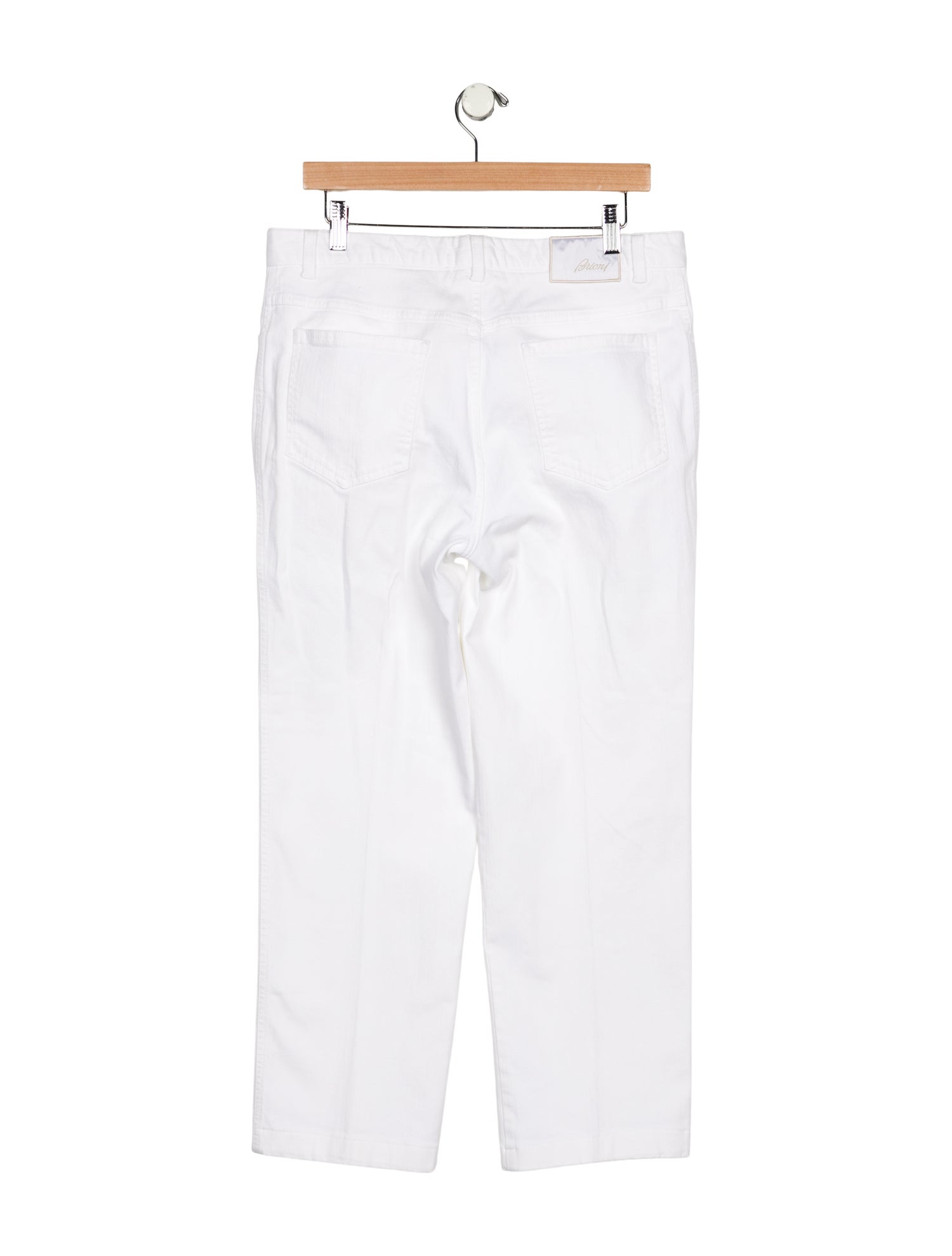 Brioni Mid-Rise Straight Leg Jeans