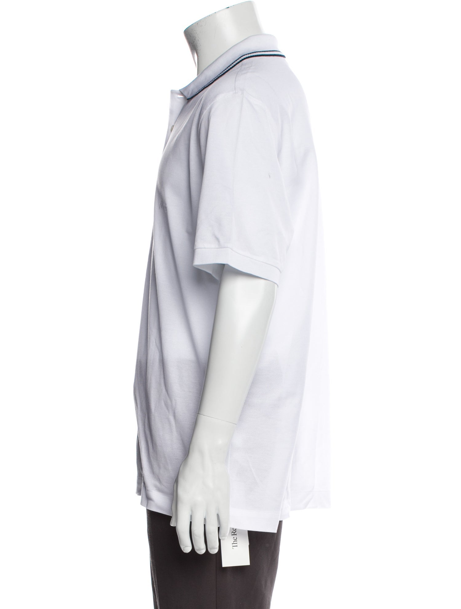 Brioni Collar Short Sleeve Polo Shirt