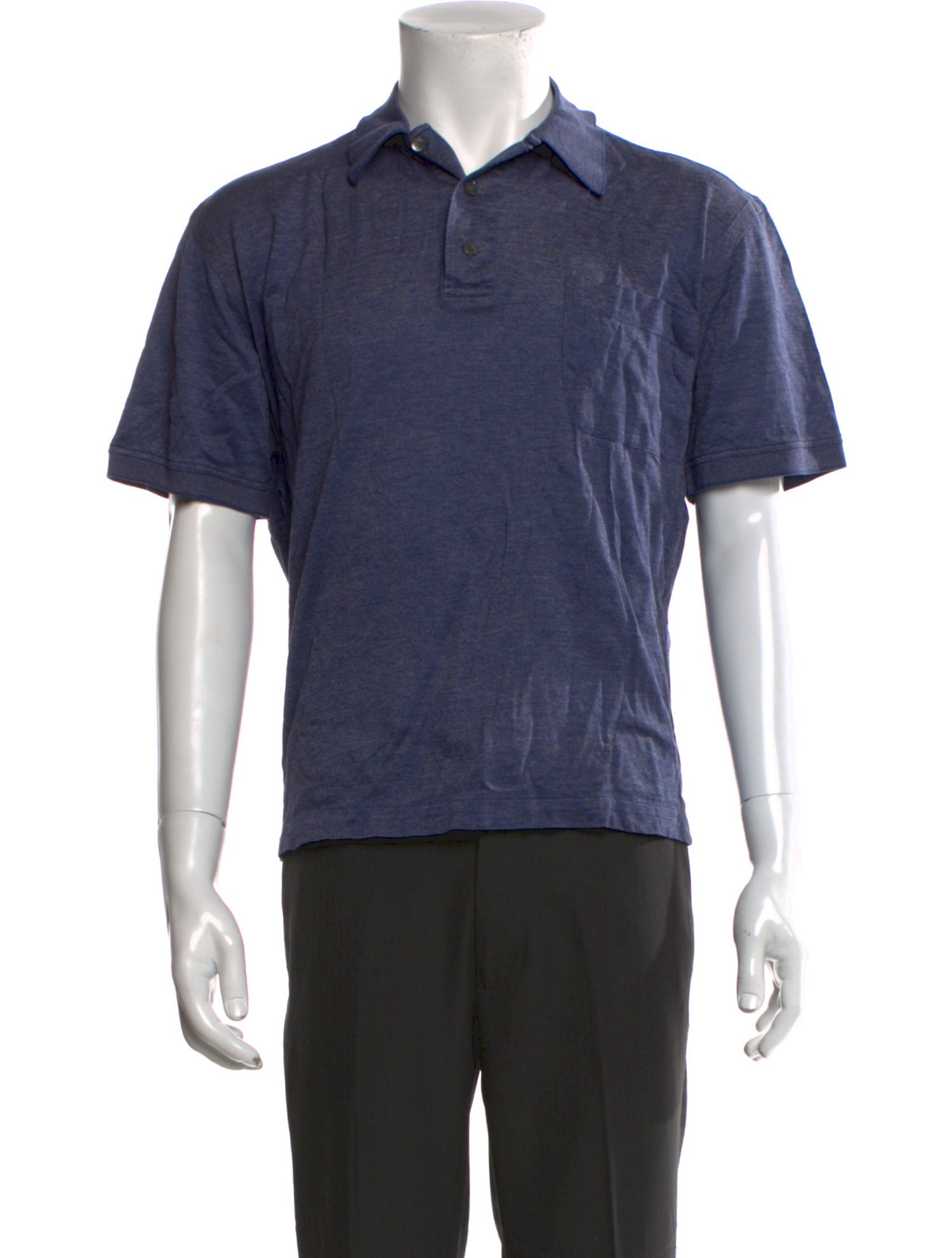 Brioni Crew Neck Short Sleeve Polo Shirt