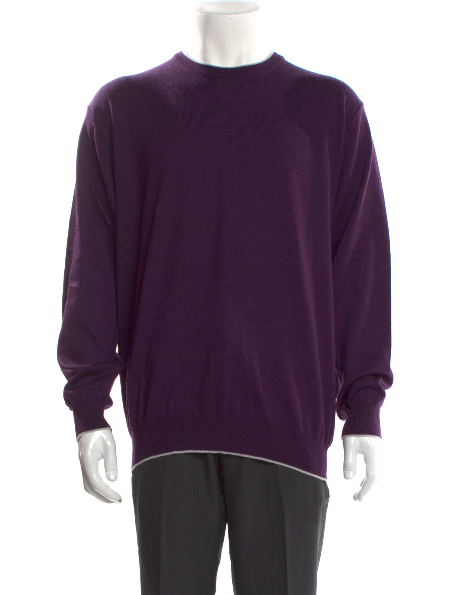 Brioni Wool Crew Neck Pullover