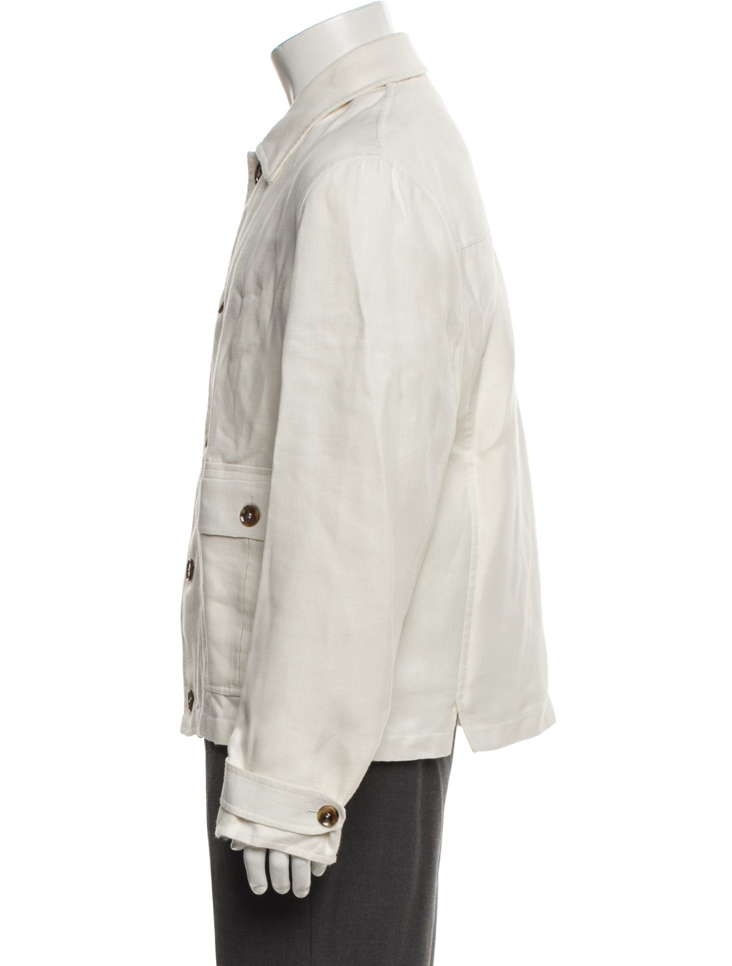 Brioni Hemp Utility Jacket