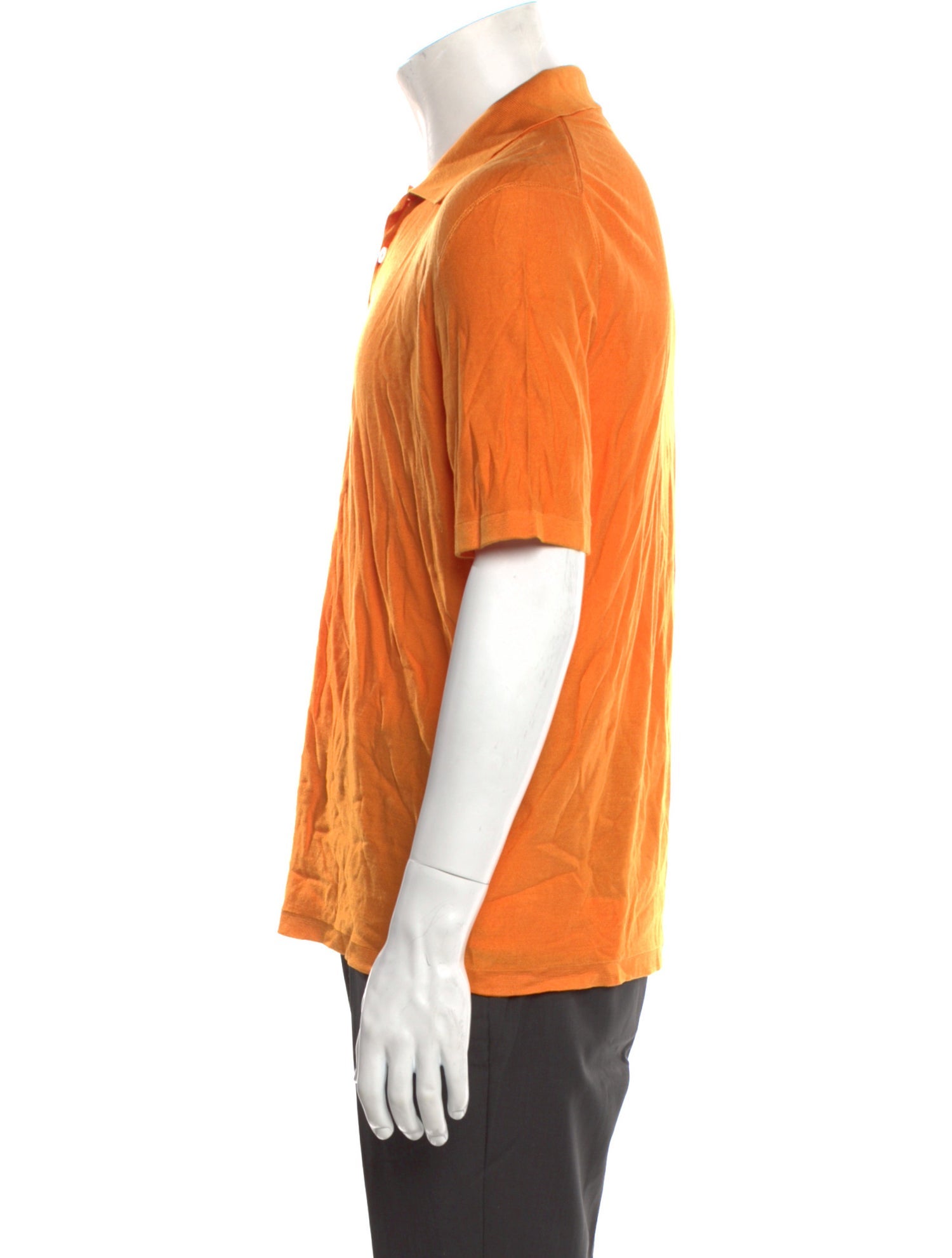 Brioni Silk Collar Polo Shirt