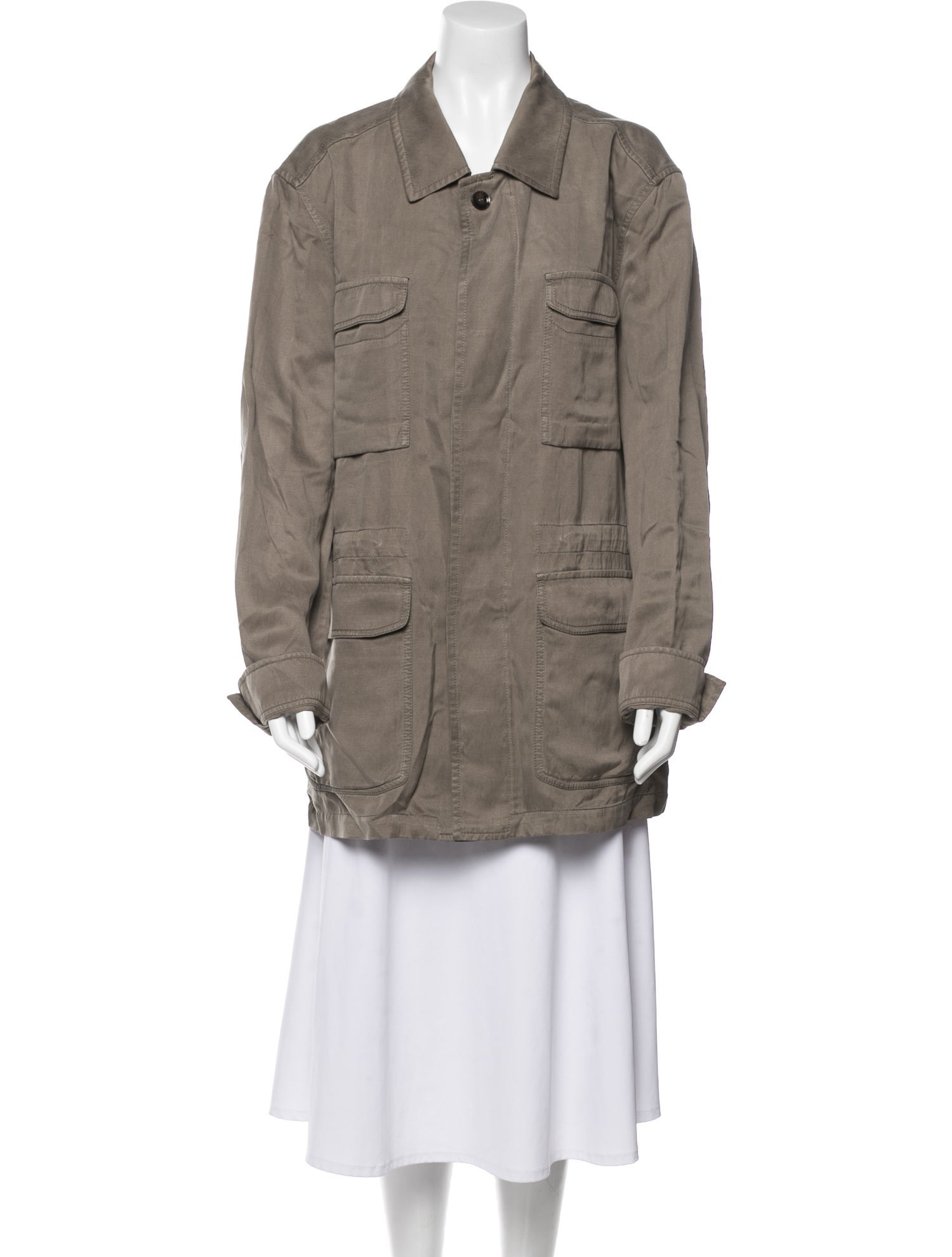 Brioni Silk Utility Jacket