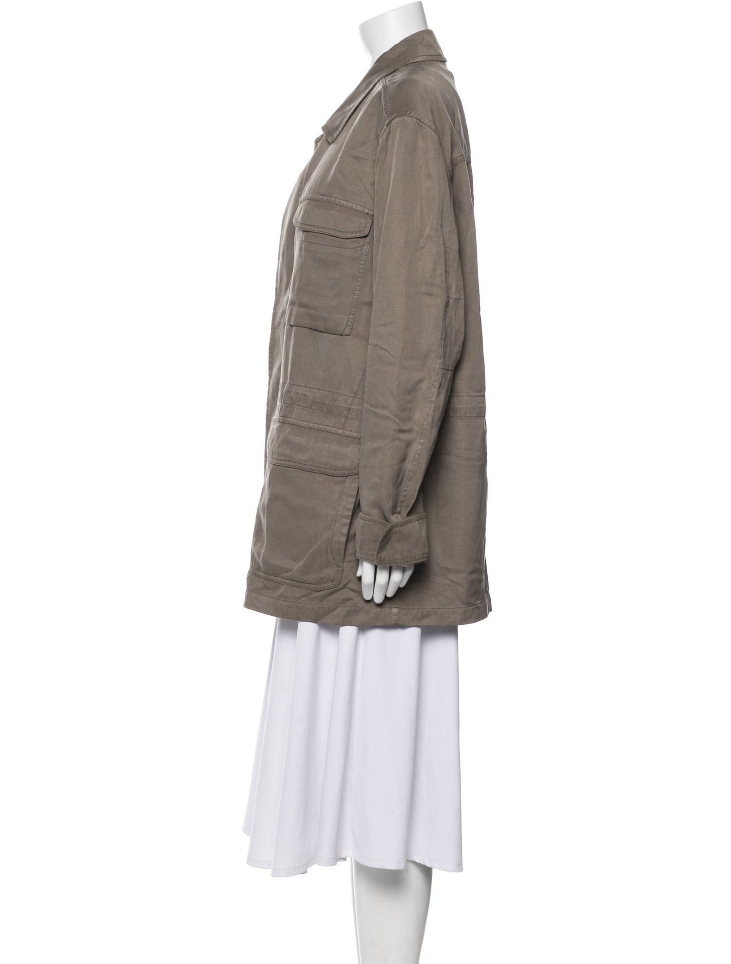 Brioni Silk Utility Jacket