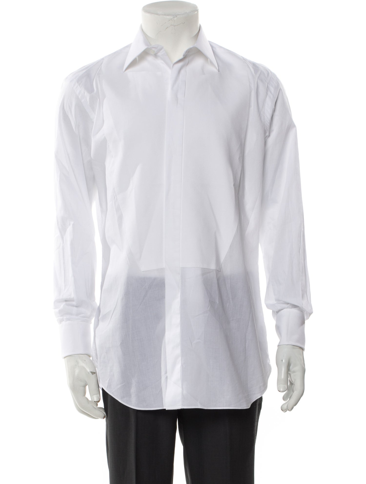 Brioni Long Sleeve Tuxedo Shirt