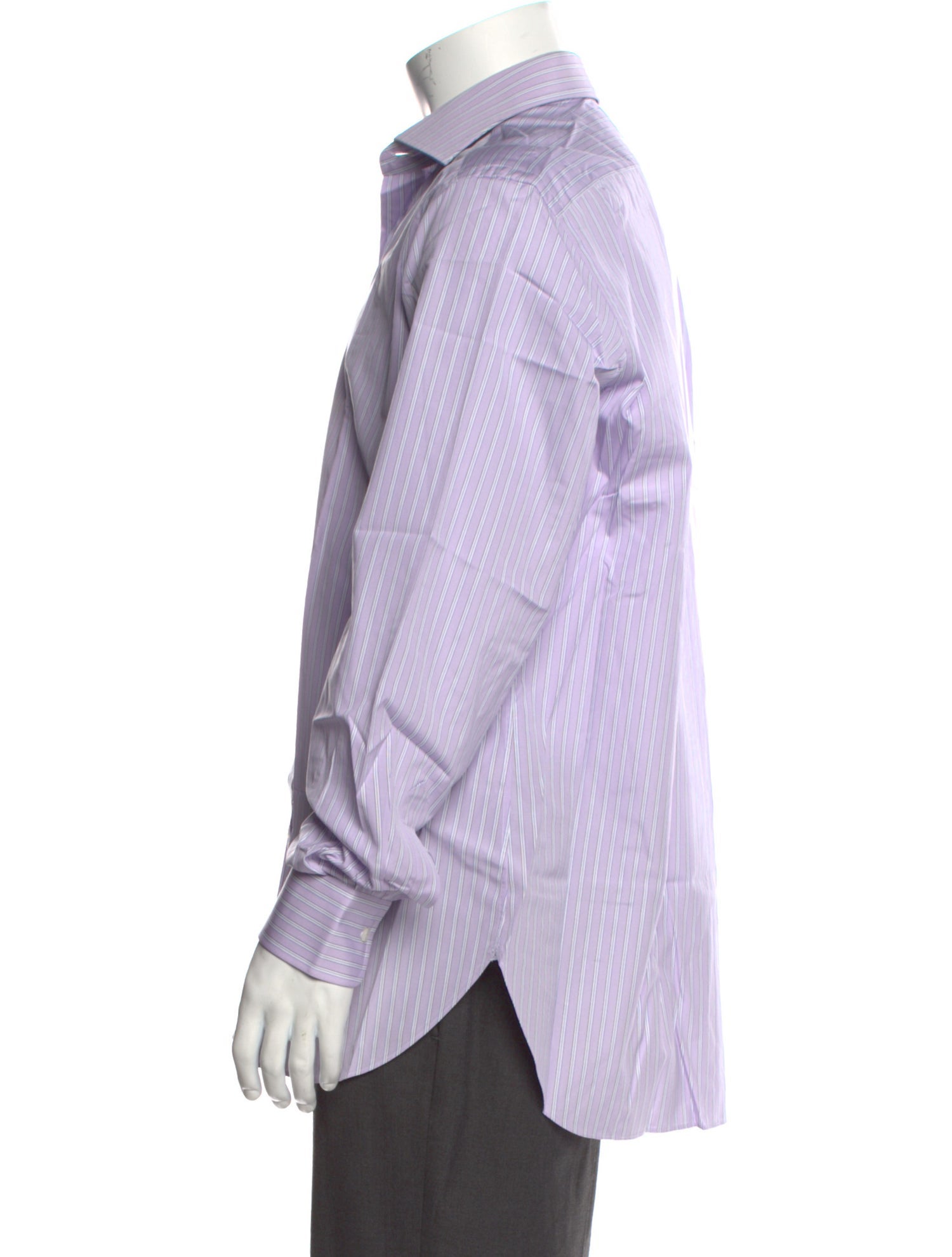 Brioni Striped Long Sleeve Dress Shirt w/ Tags