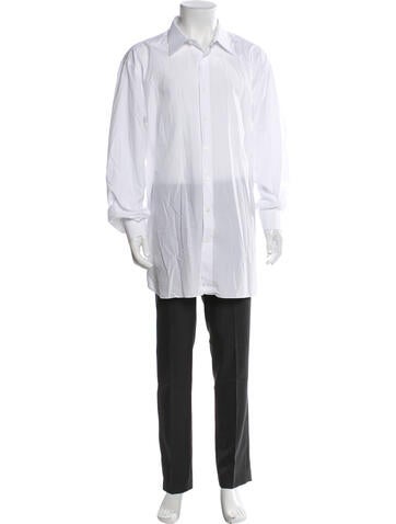 Brioni Dress Shirts Long Sleeve Tuxedo Shirt M