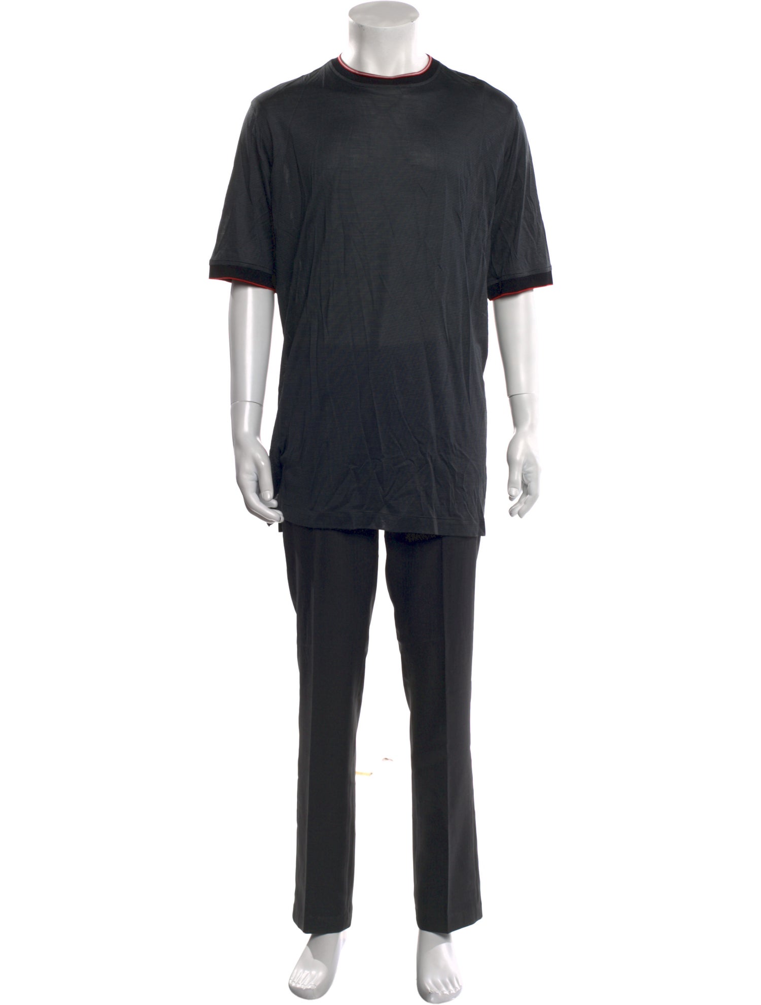 Brioni Silk Crew Neck T-Shirt