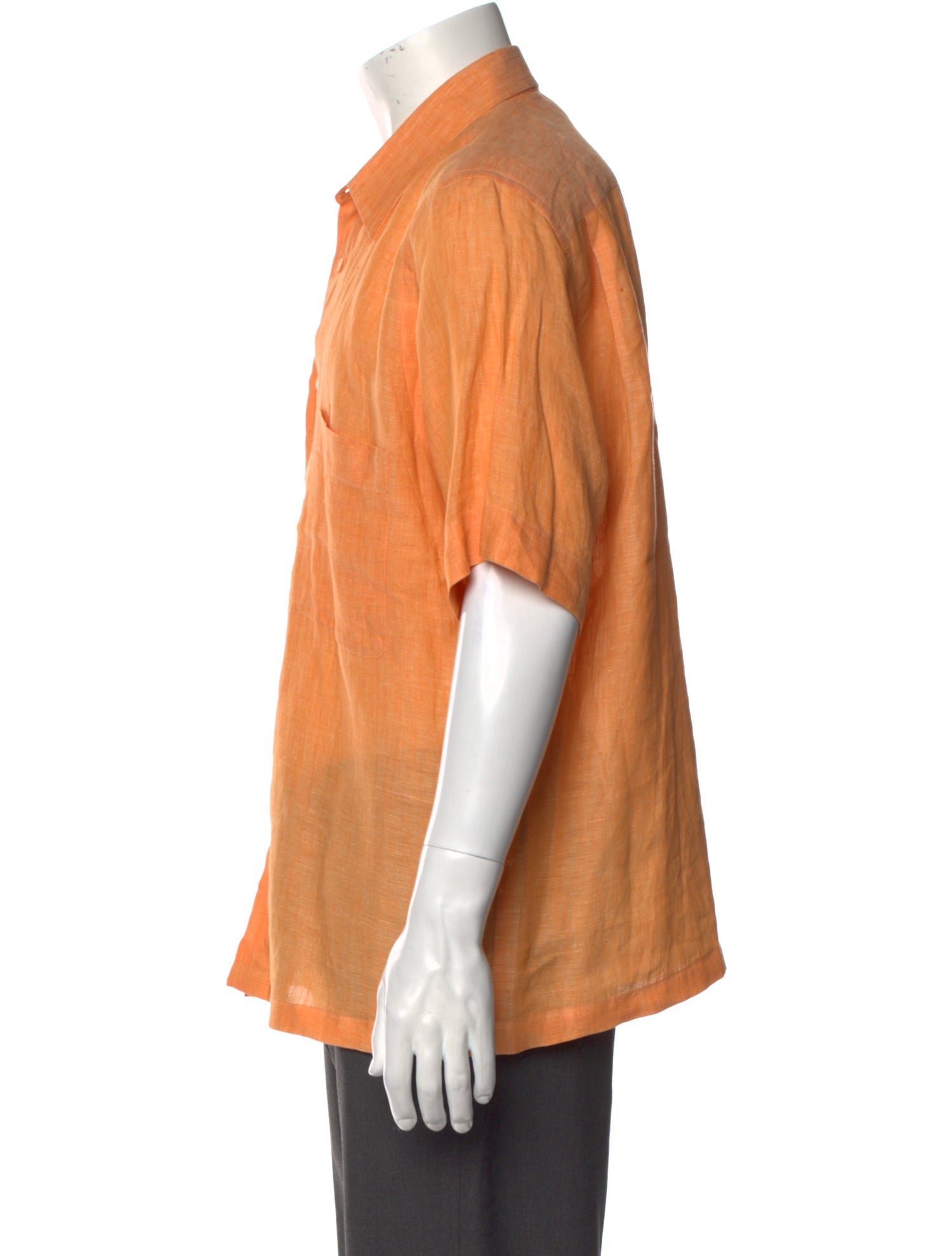 Brioni Linen Short Sleeve Shirt