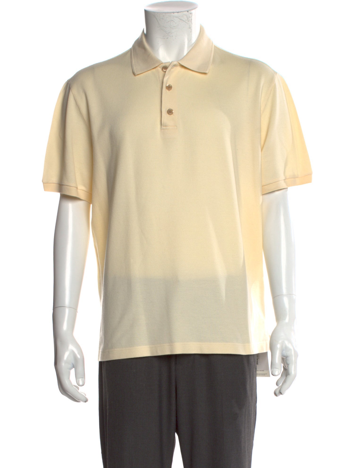 Brioni Collar Short Sleeve Polo Shirt