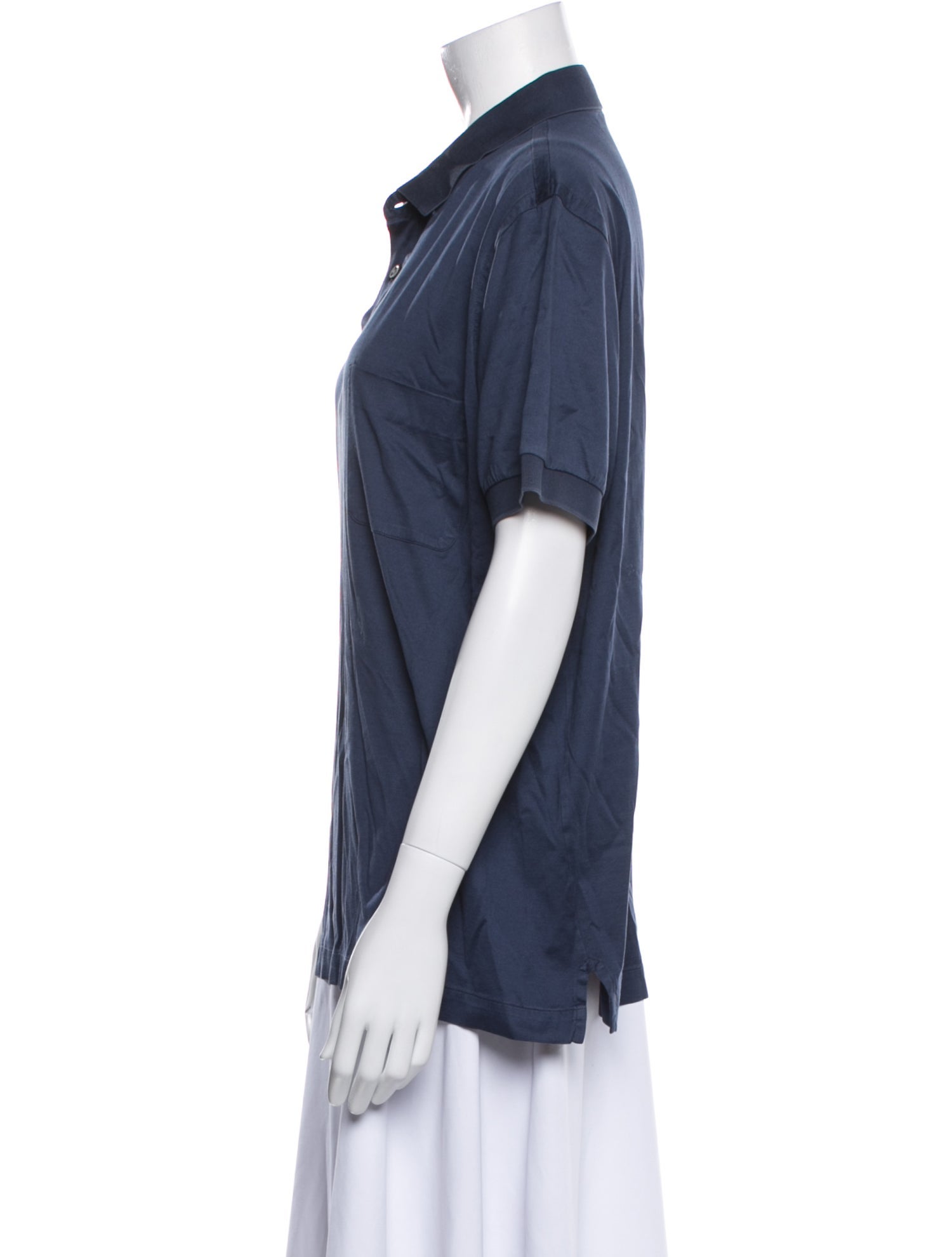 Brioni V-Neck Short Sleeve Polo