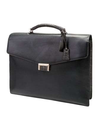 Brioni Leather Briefcase