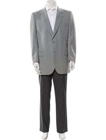 Brioni Suiting Wool Cutout Accent Blazer Us40, It50 | L