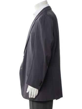 Brioni Wool Cutout Accent Blazer