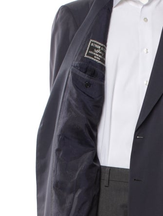 Brioni Wool Cutout Accent Blazer