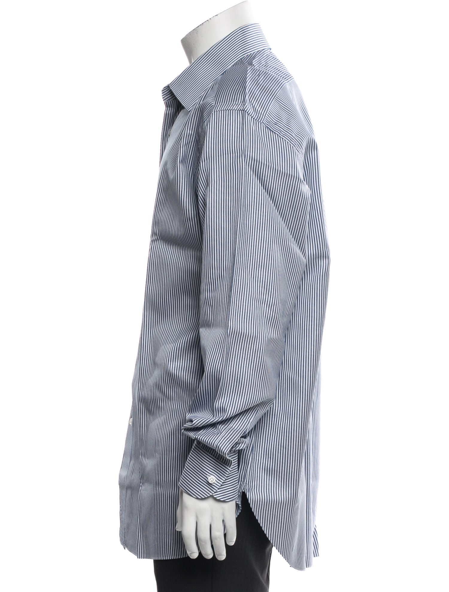 Brioni Striped Long Sleeve Shirt