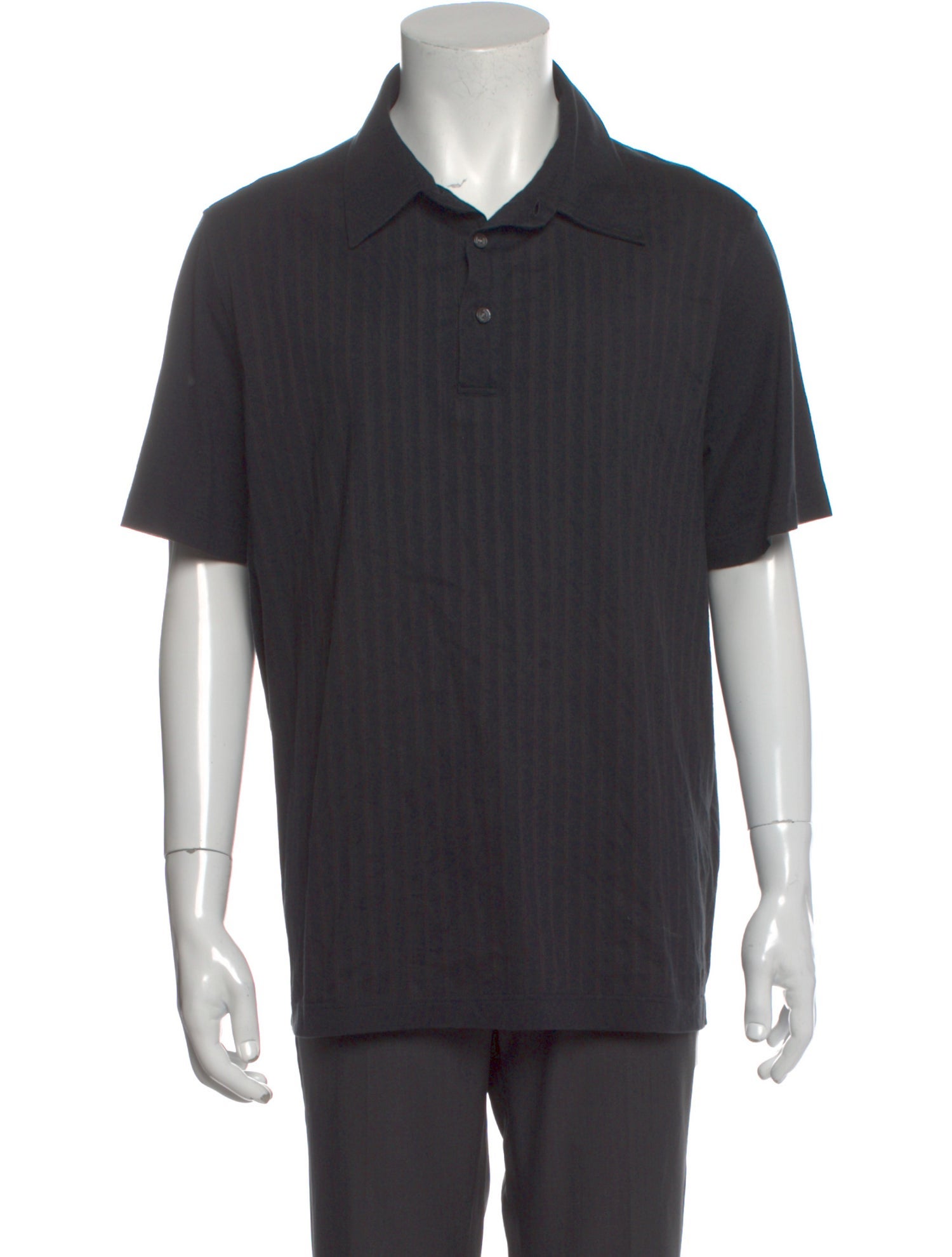 Brioni Collar Short Sleeve Polo Shirt