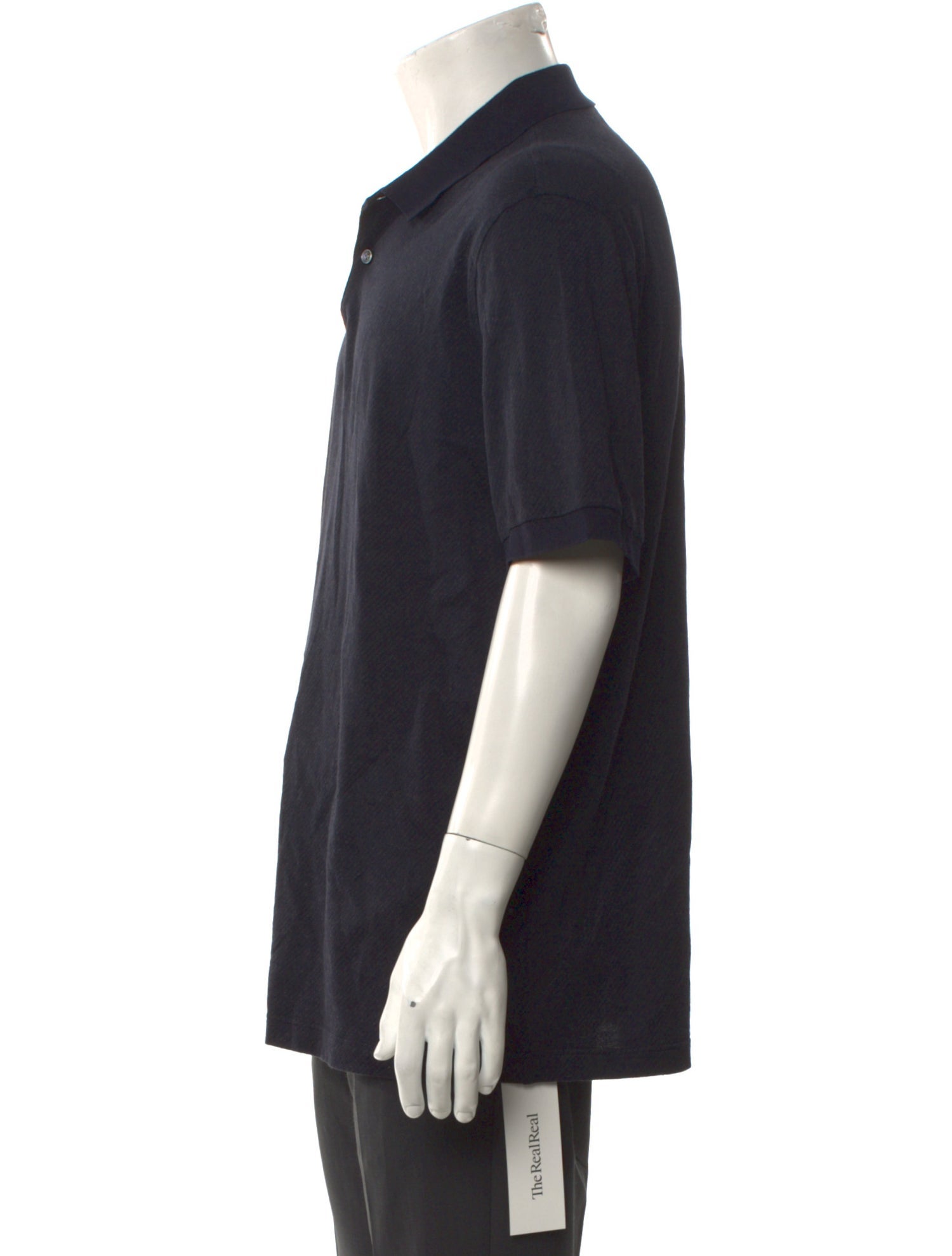 Brioni Collar Short Sleeve Polo Shirt