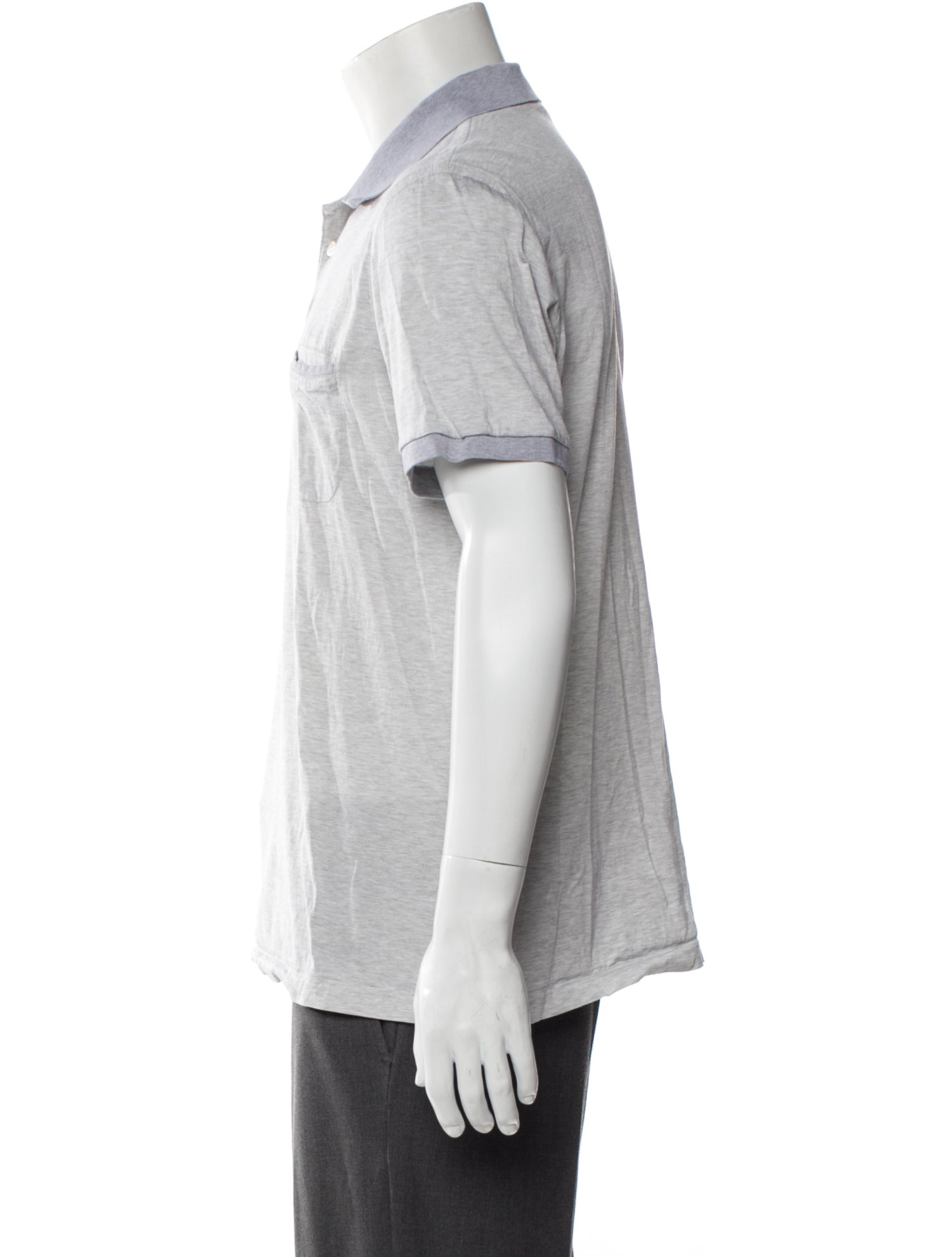 Brioni Collar Short Sleeve Polo Shirt