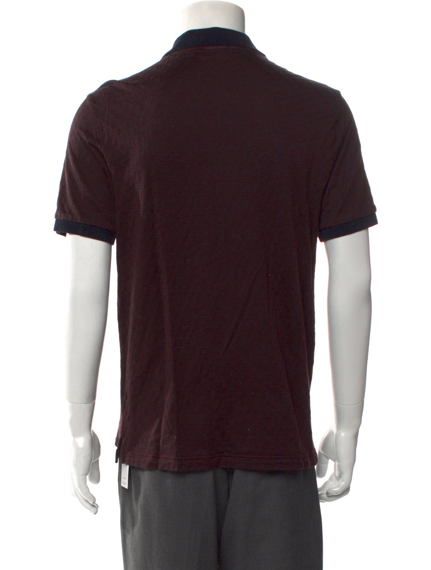 Brioni Collar Short Sleeve Polo Shirt