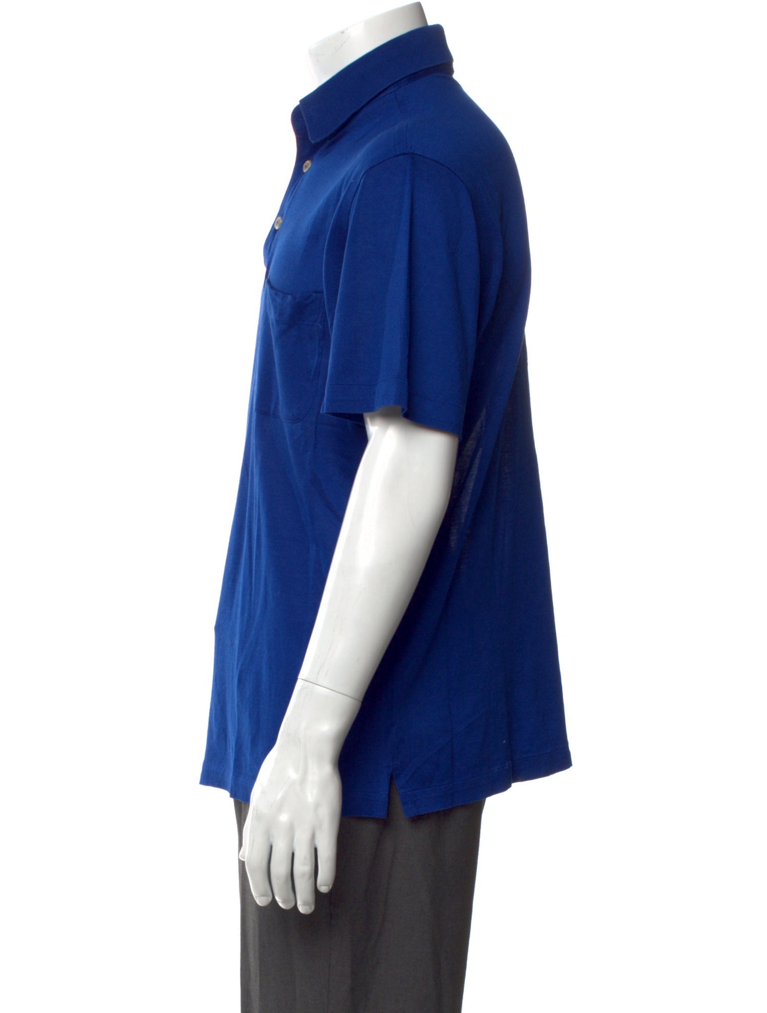 Brioni Collar Short Sleeve Polo Shirt