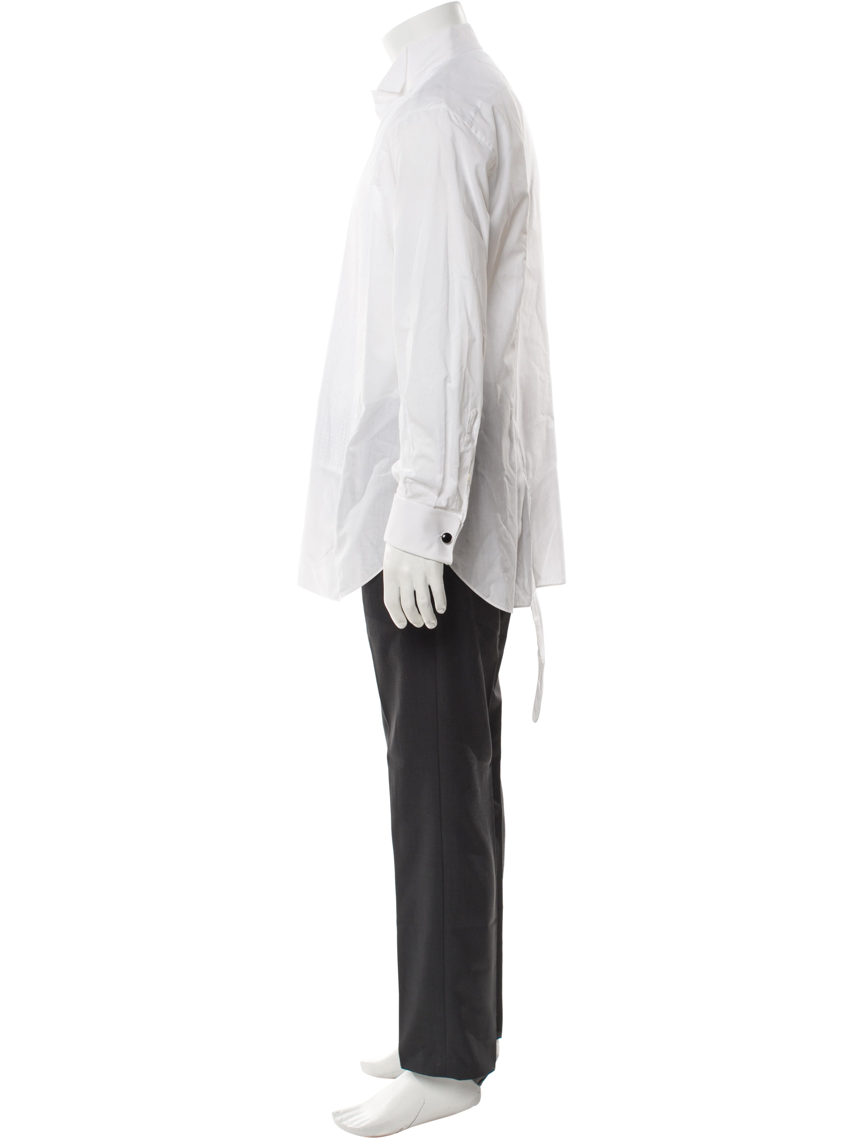 Brioni Long Sleeve Tuxedo Shirt