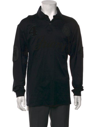 Brioni Crew Neck Long Sleeve Polo Shirt