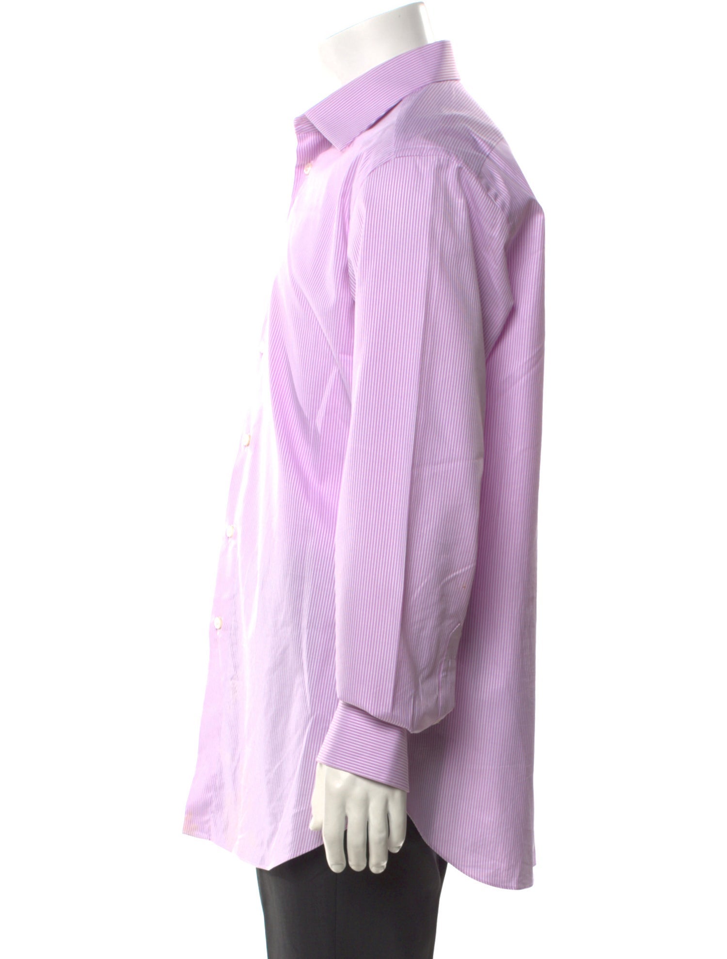 Brioni Striped Long Sleeve Shirt