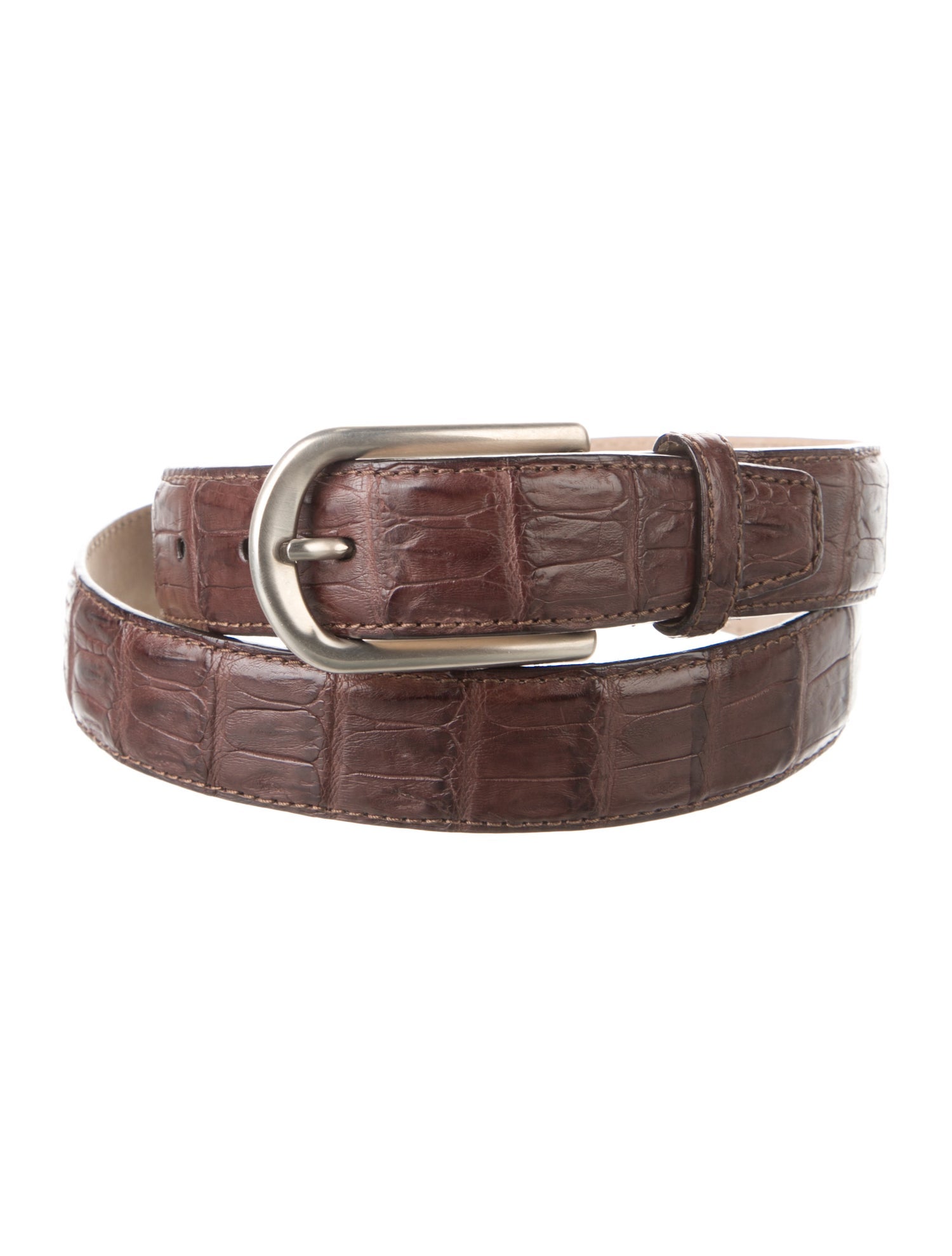 Brioni Crocodile Belt