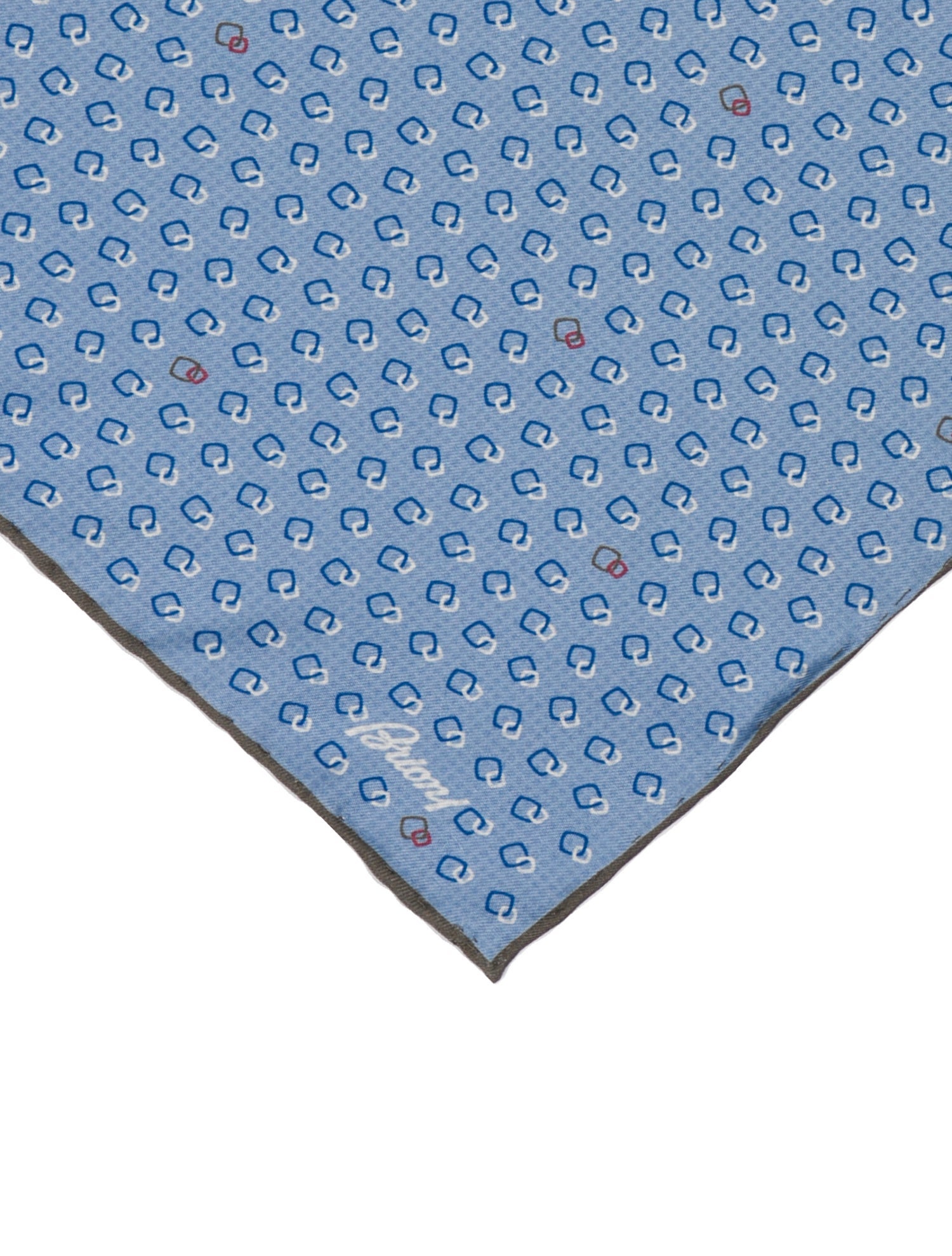 Brioni Silk Printed Scarf