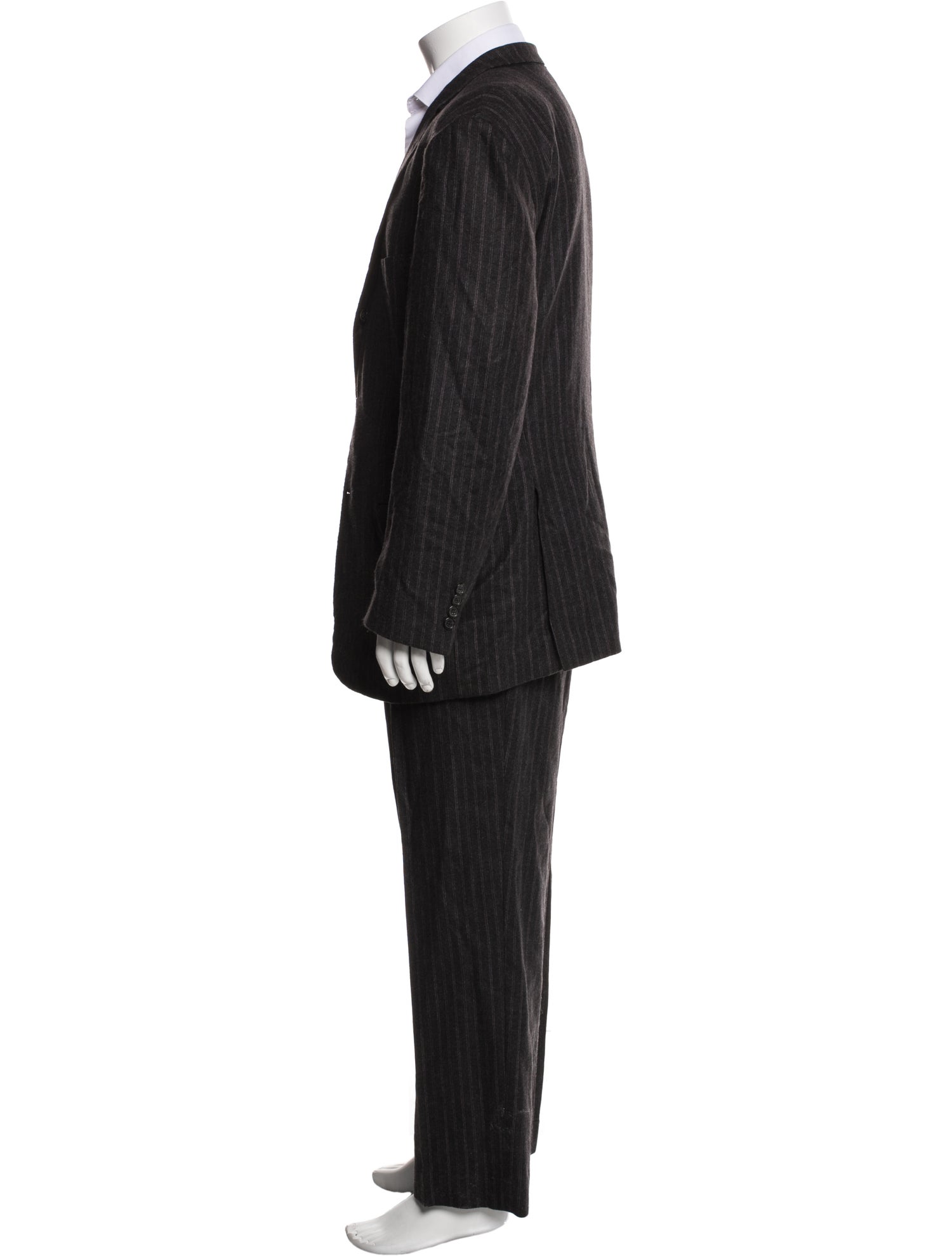 Brioni Cashmere Striped Two-Piece Blazer