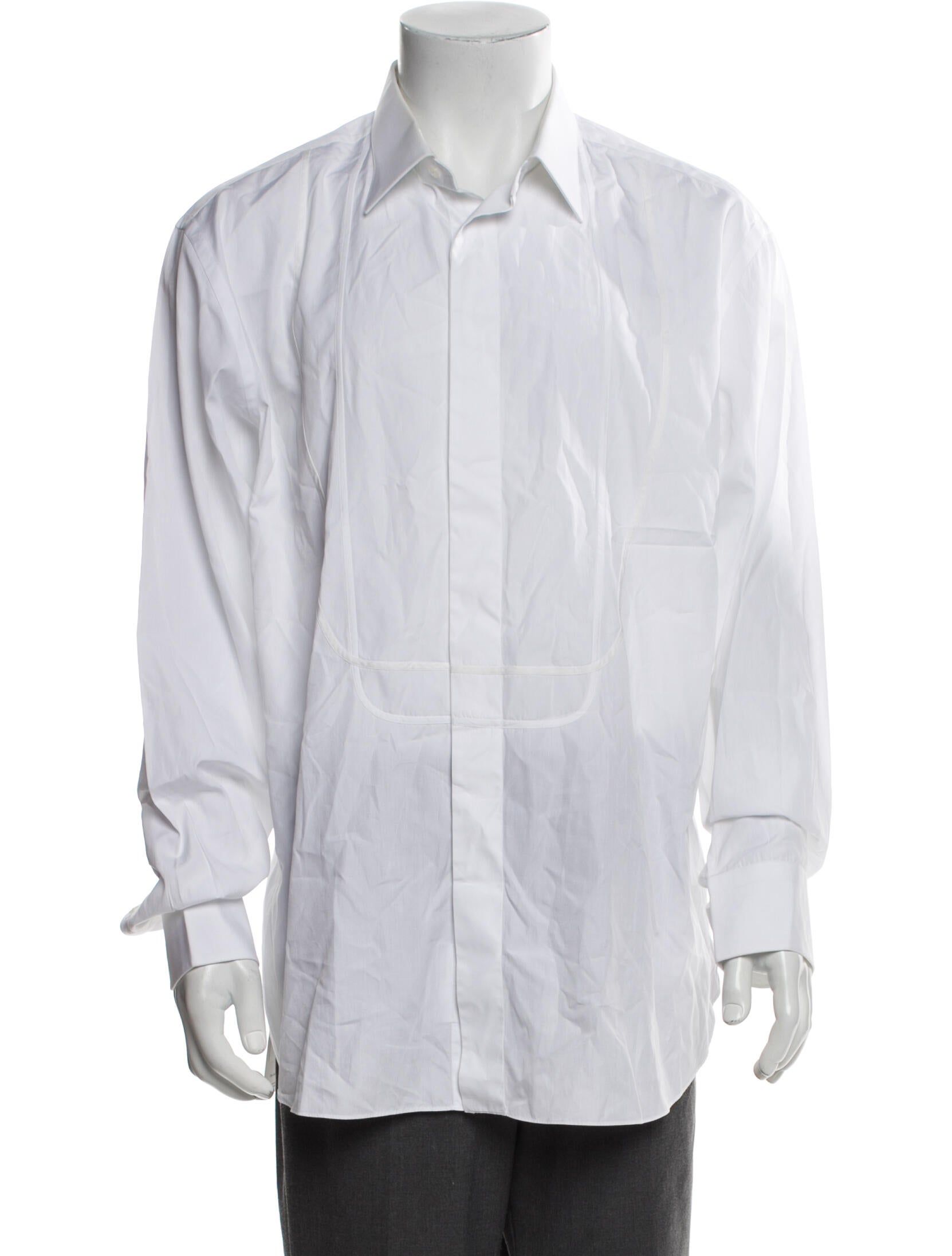 Brioni Long Sleeve Tuxedo Shirt
